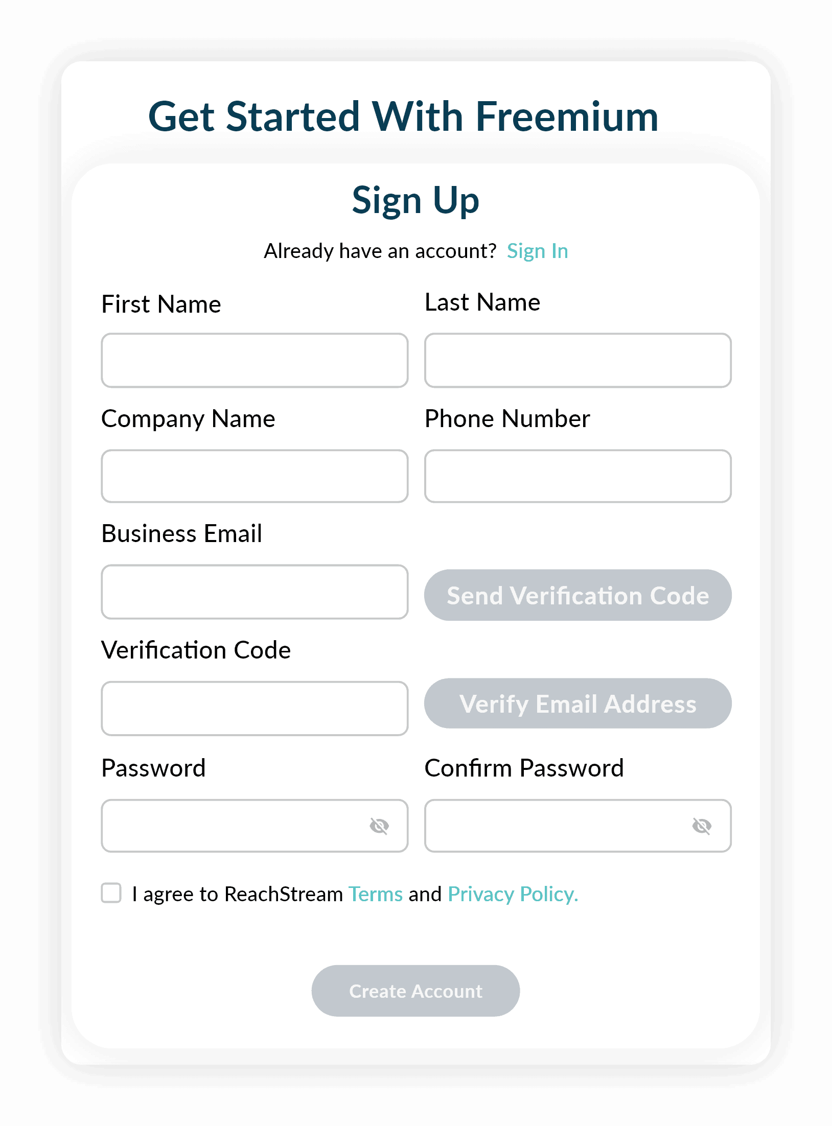 Get Started With Freemium