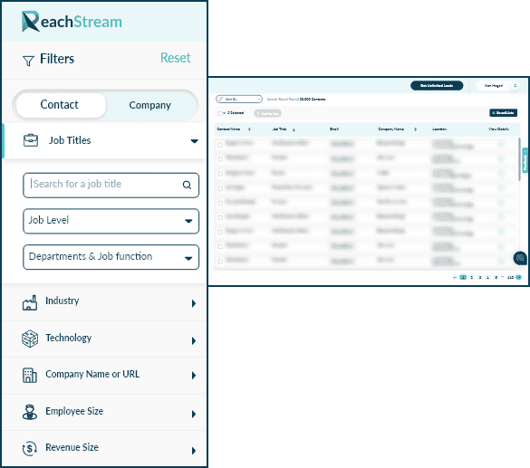 ReachStream is leading B2B lead generation platform.