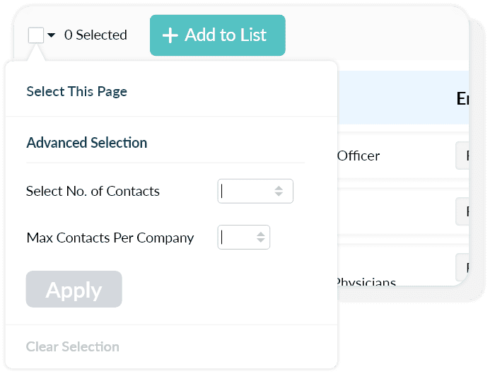 step 3 Select Contacts
