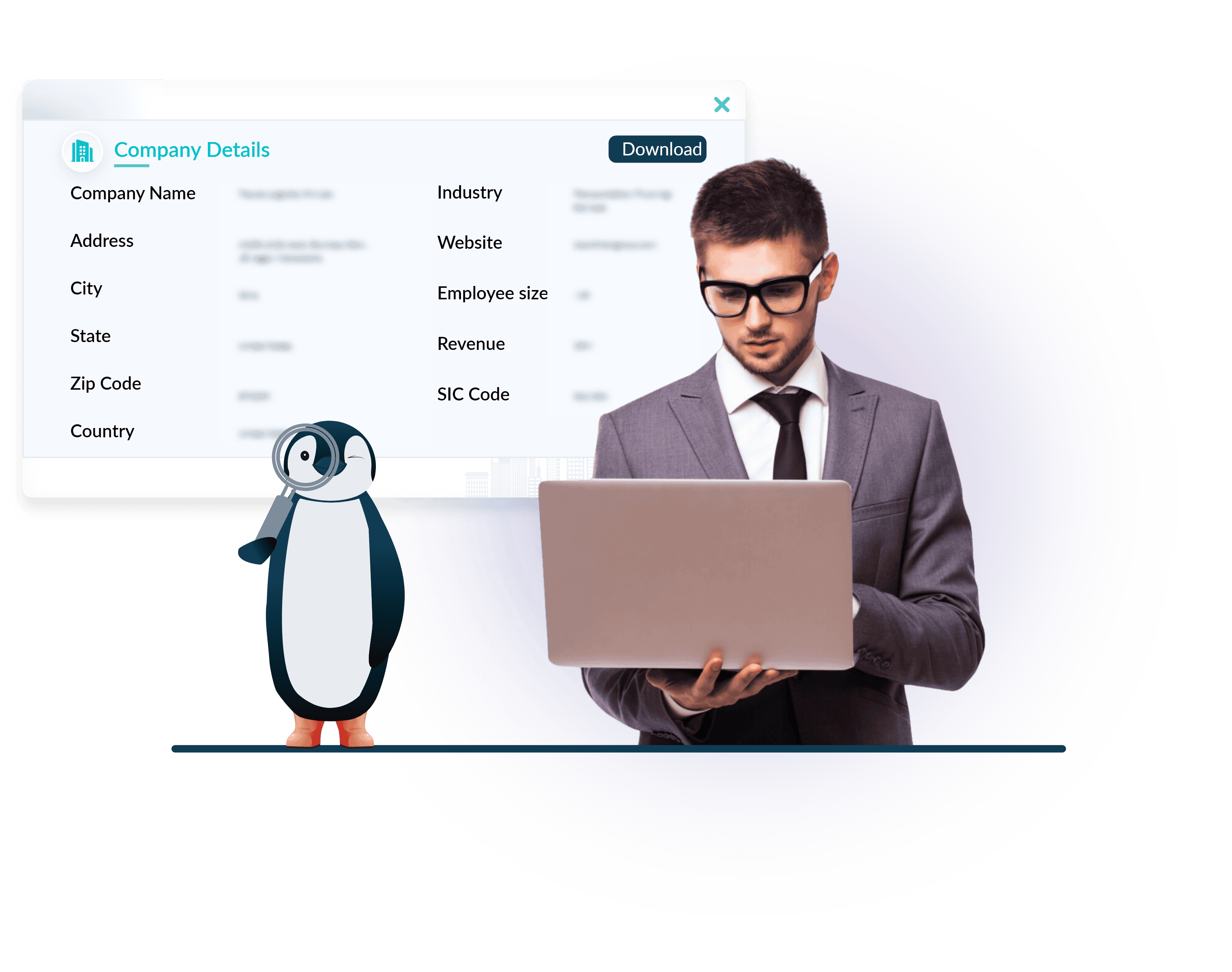 Company contact database overview