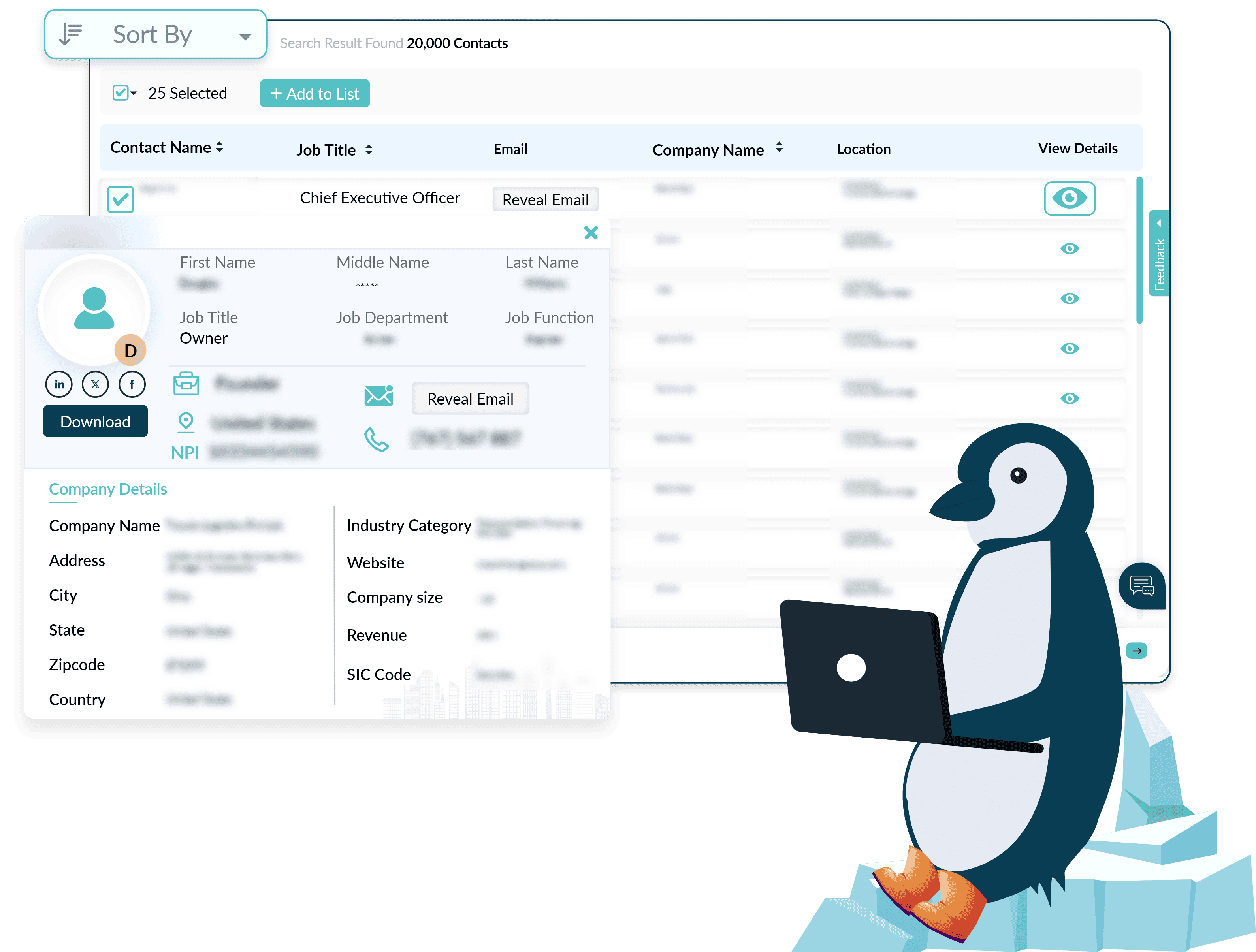 ReachStream is your B2B sales data platform