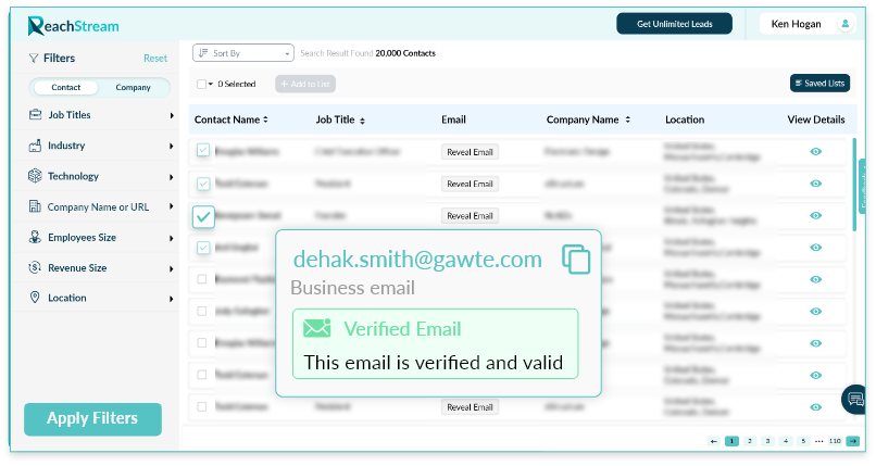 Email verifier