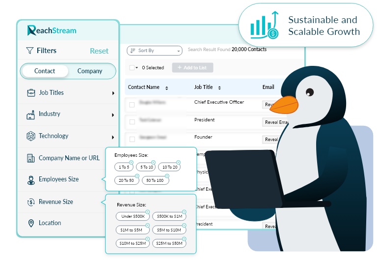 ReachStream sales solutions for SMBs