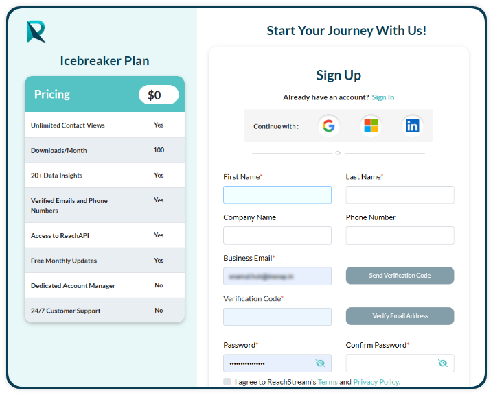 Sign Up Board