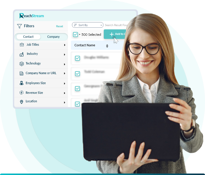 ReachStream’s List Builder