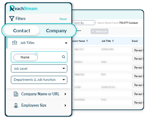 Advanced Filters To Find Targeted Nurses Email List