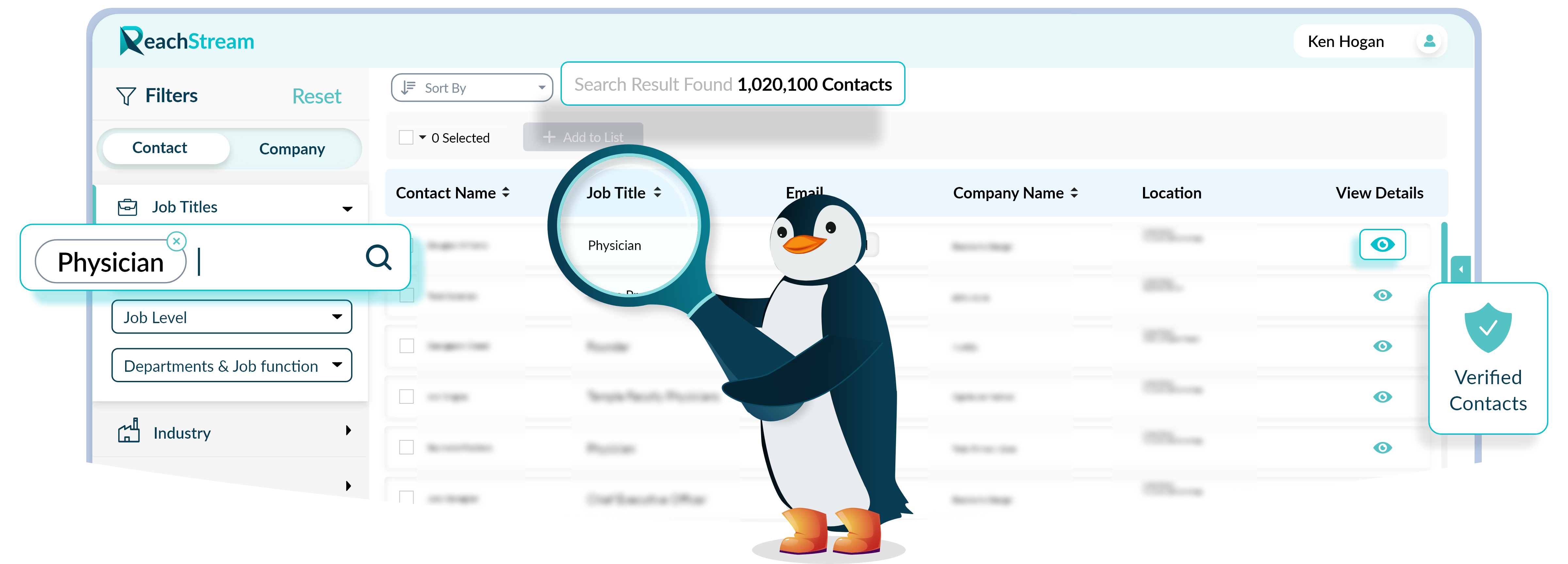 Get Verified Physicians Email List from ReachStream