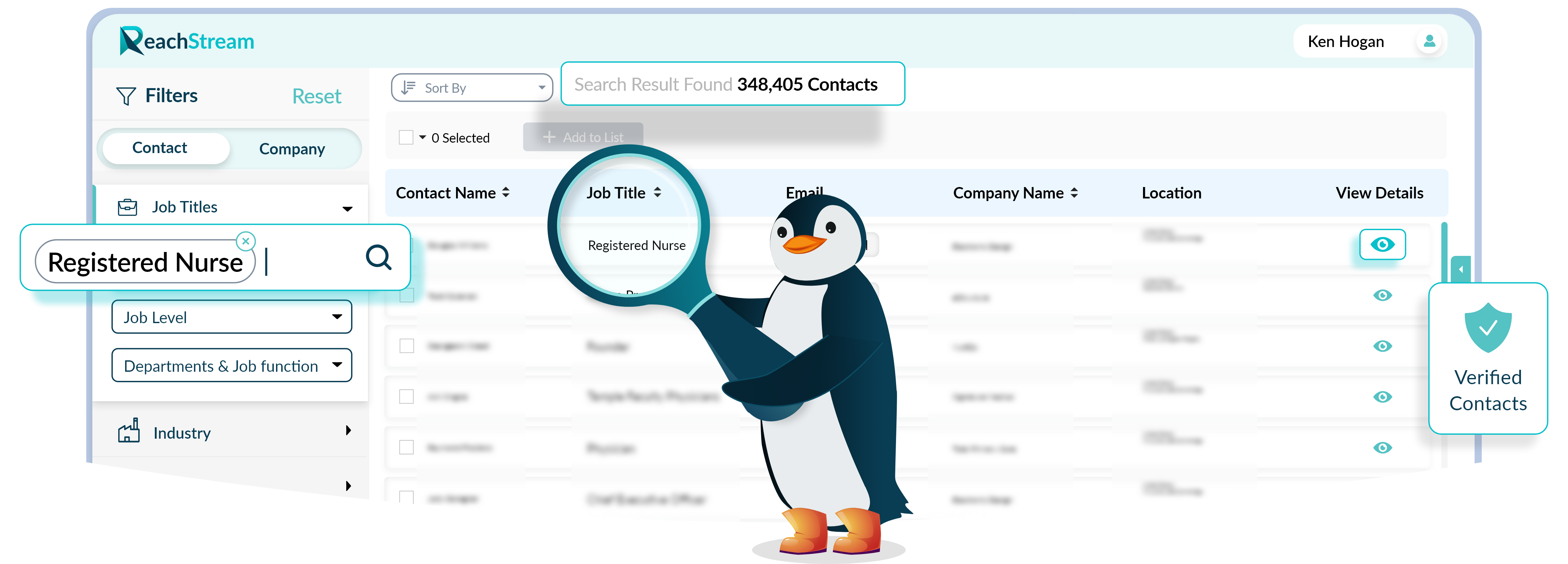 Get Verified Registered Nurses Email List from ReachStream