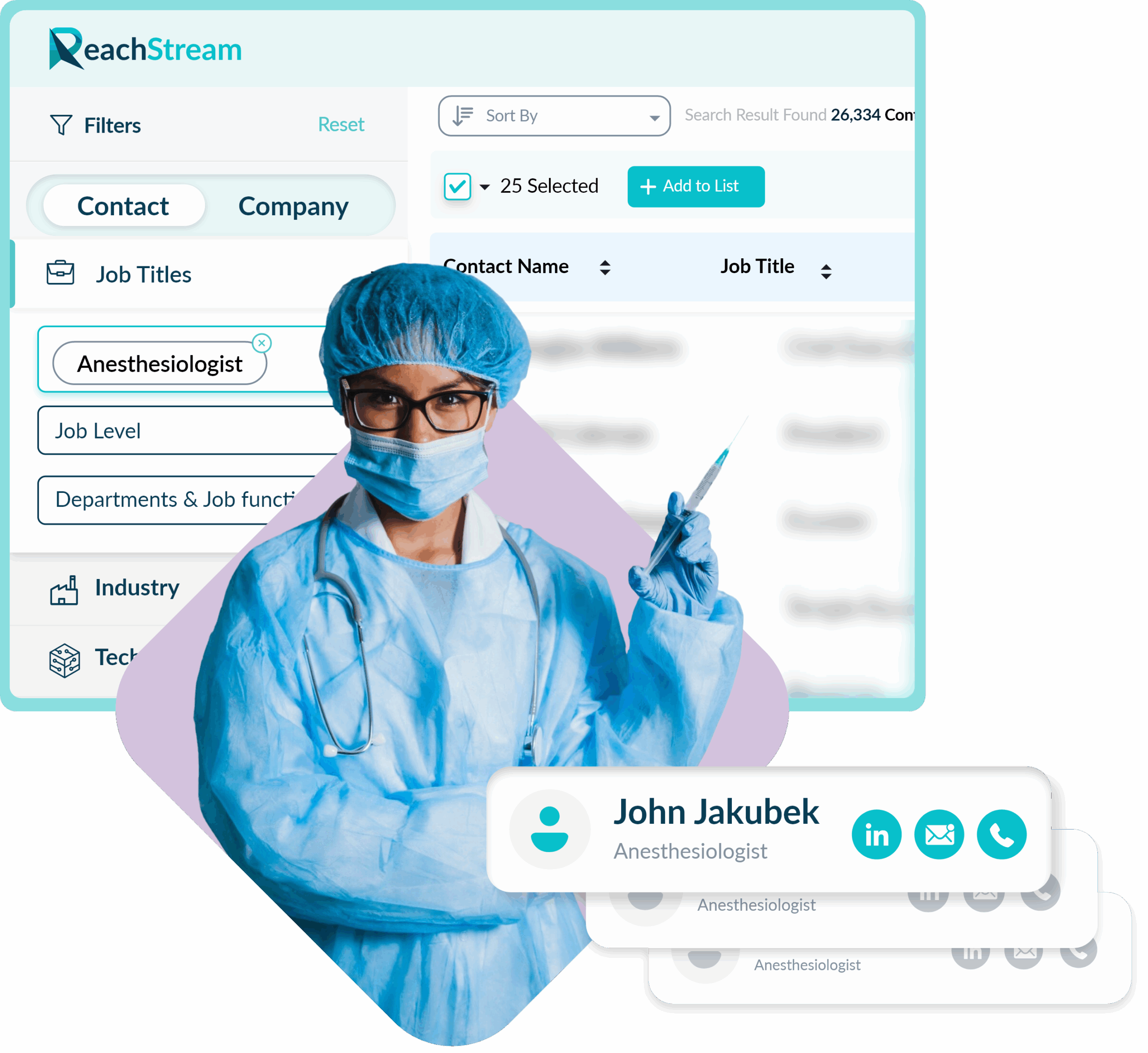 Get Verified Anesthesiologist Email List From Reachstream