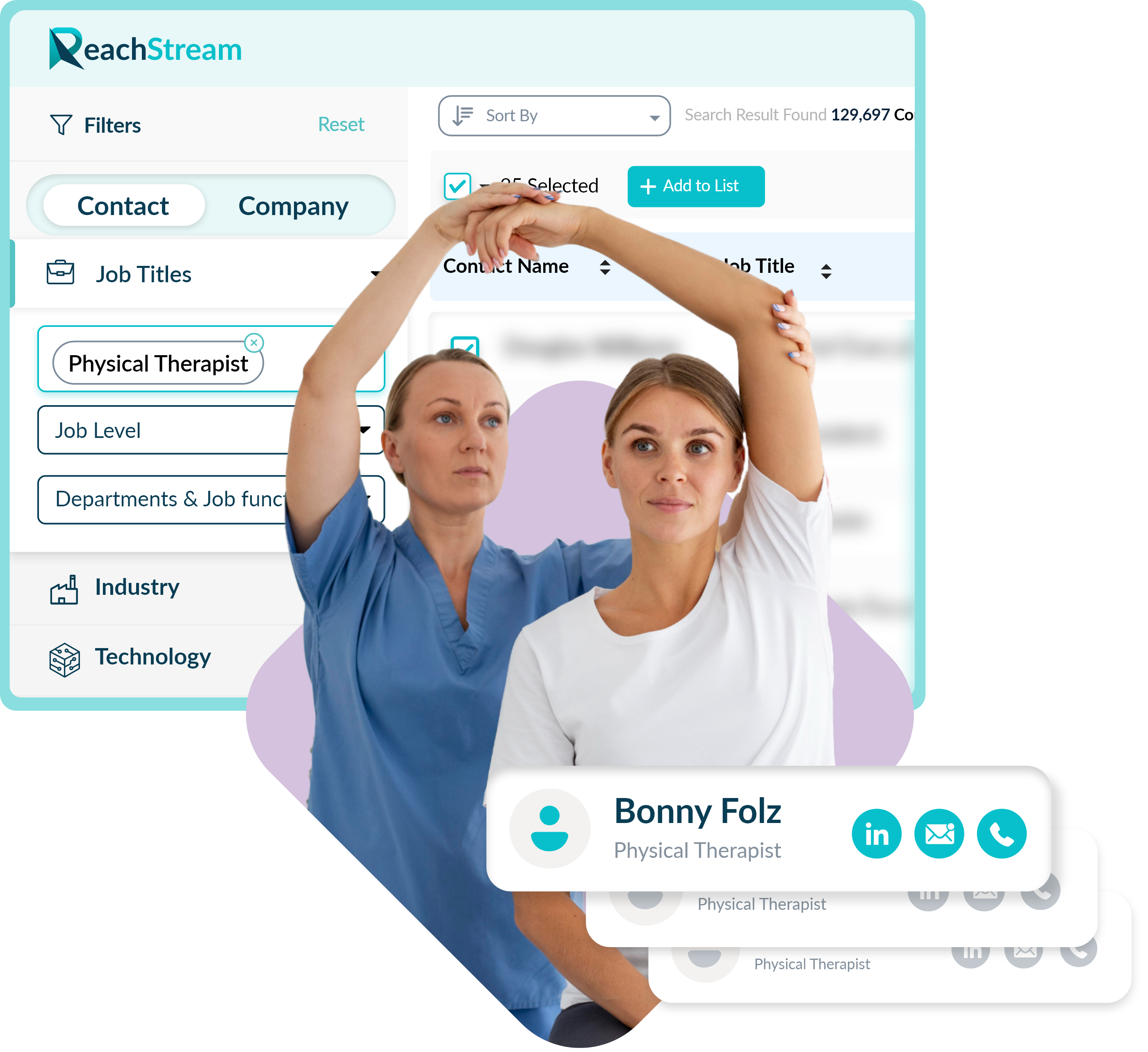 Physical Therapist Contact Database