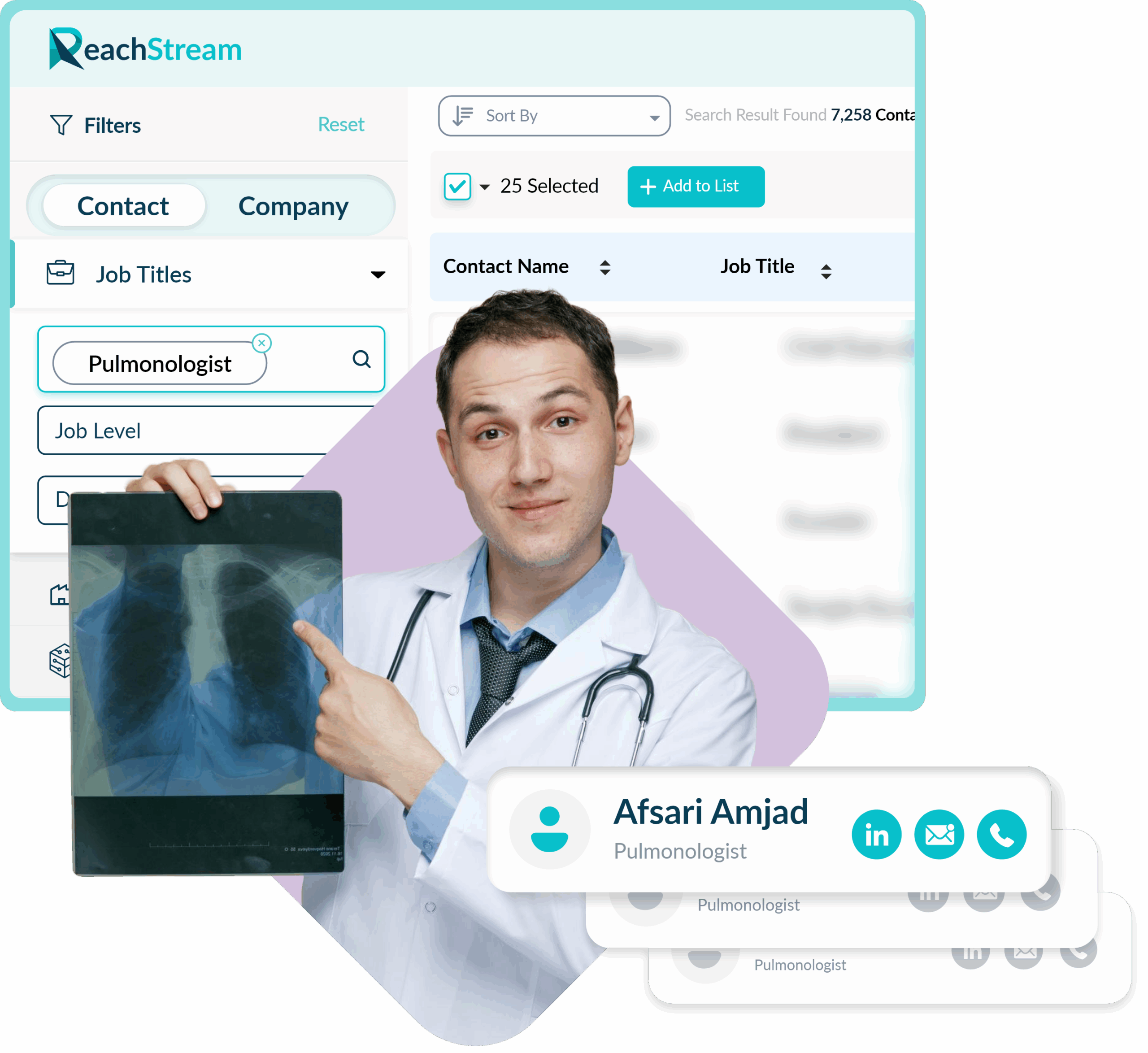 Pulmonologist Contact Database
