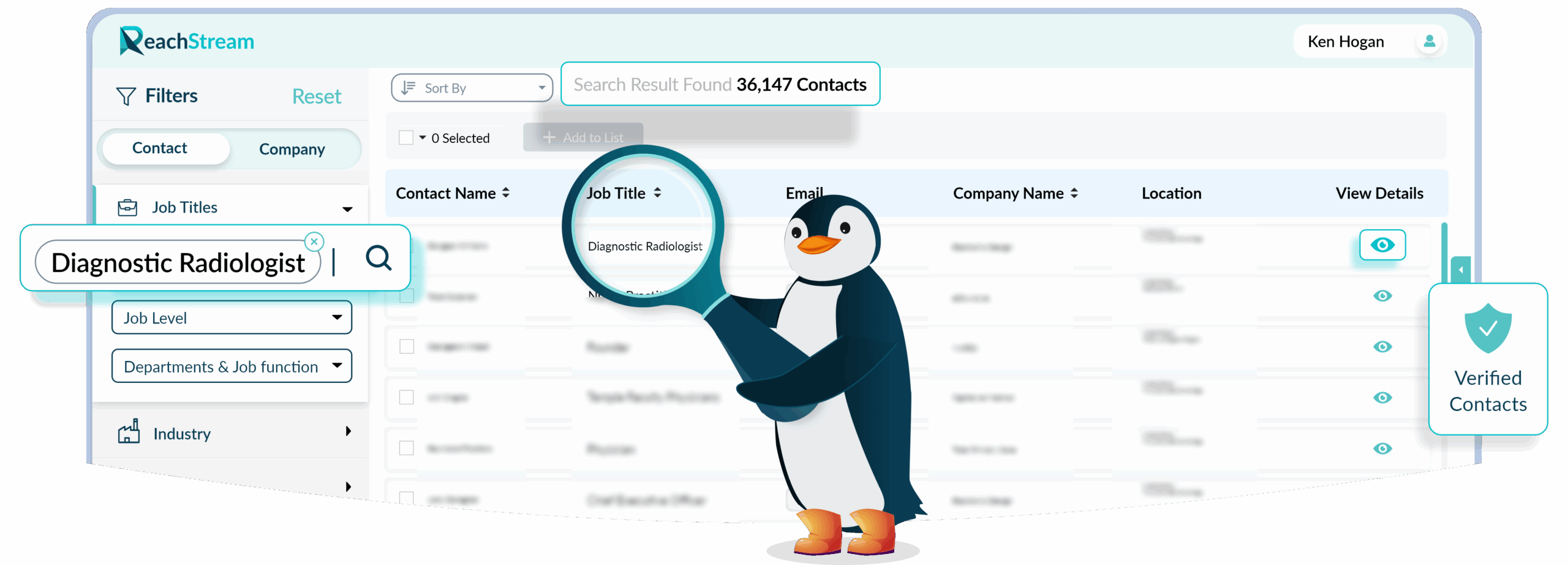 Get Verified Diagnostic Radiologist Email List From Reachstream