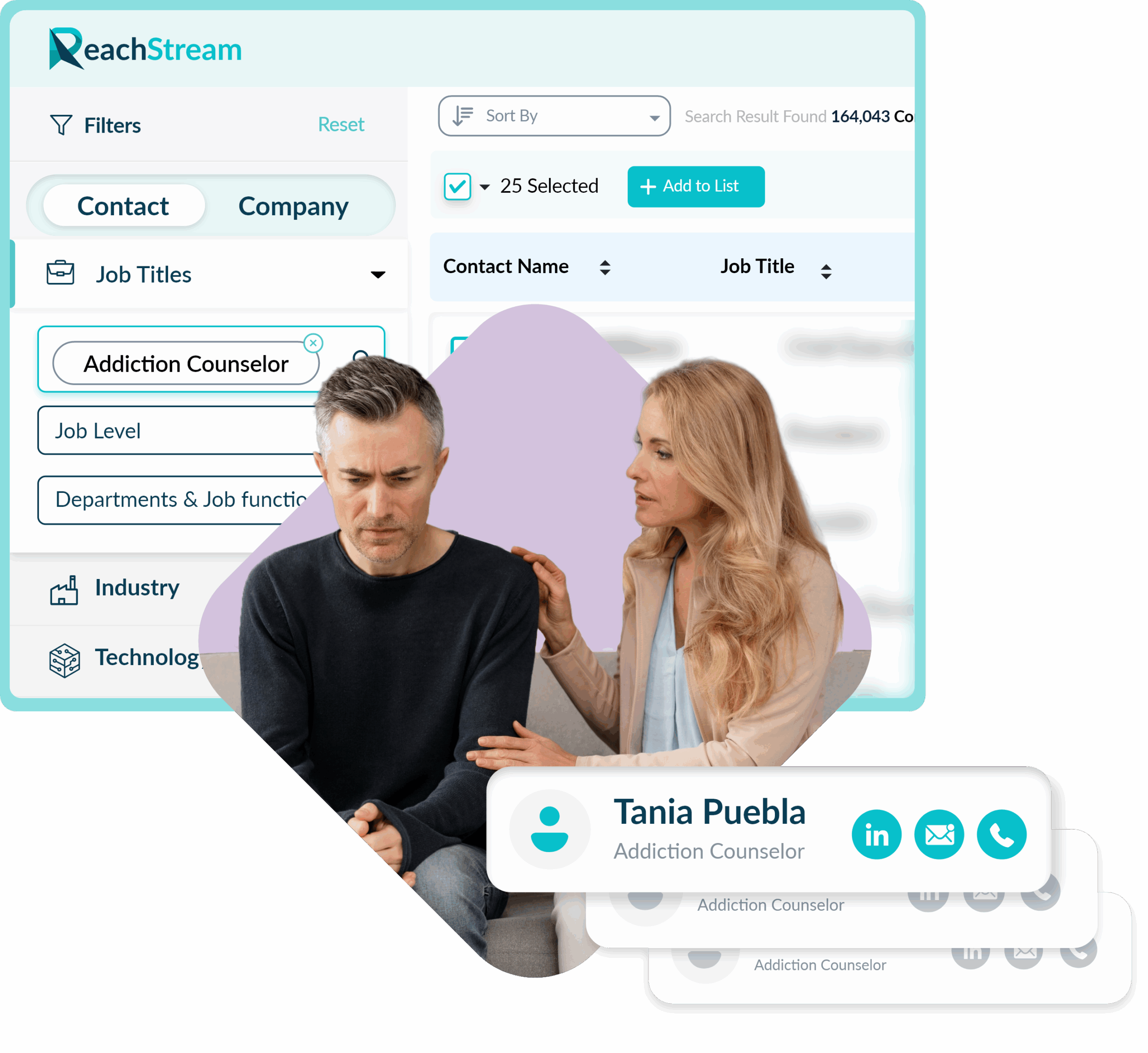 Get Verified Addiction Counselor Email List From Reachstream
