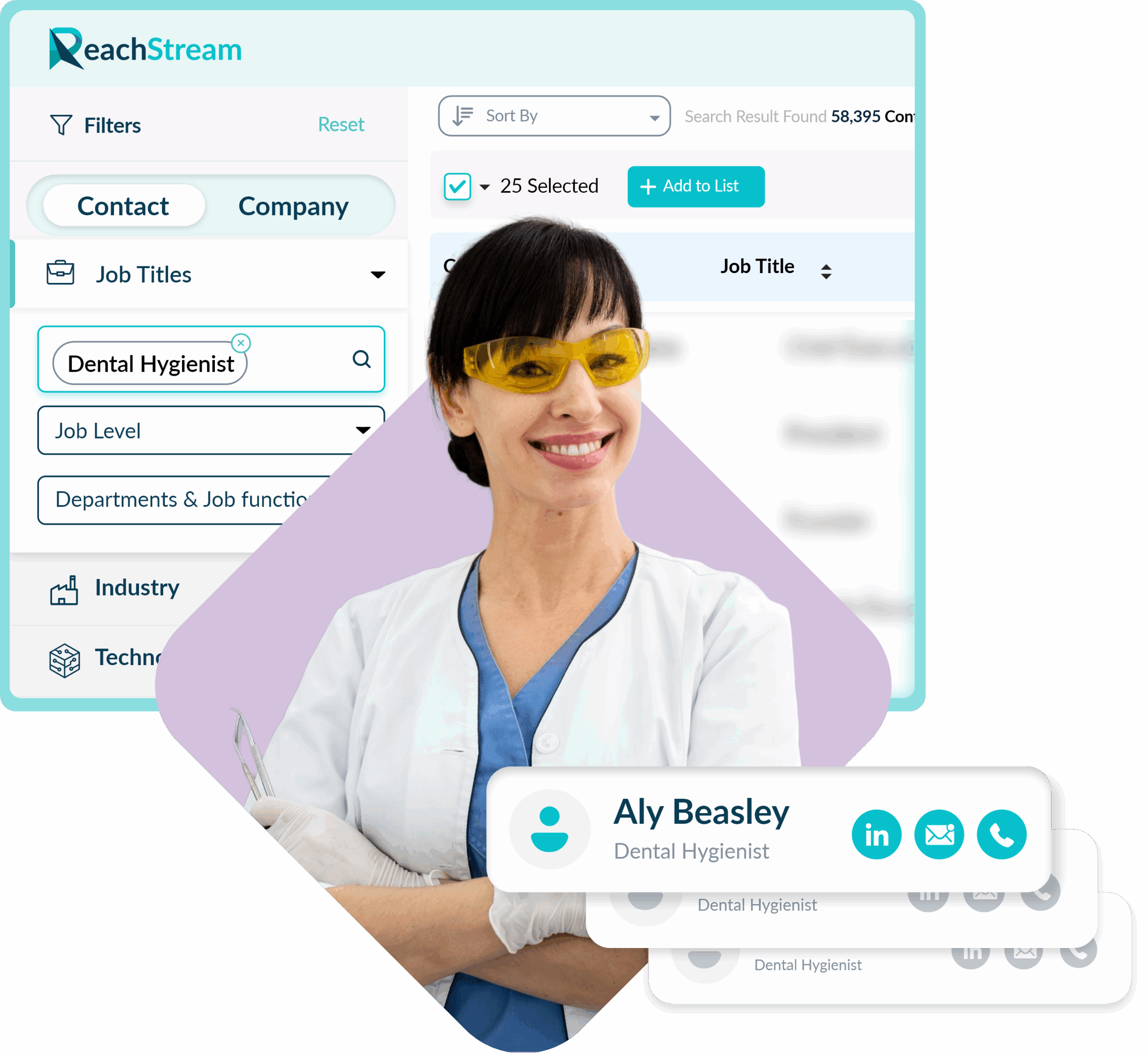 Get Verified Dental Hygienist Email List From Reachstream