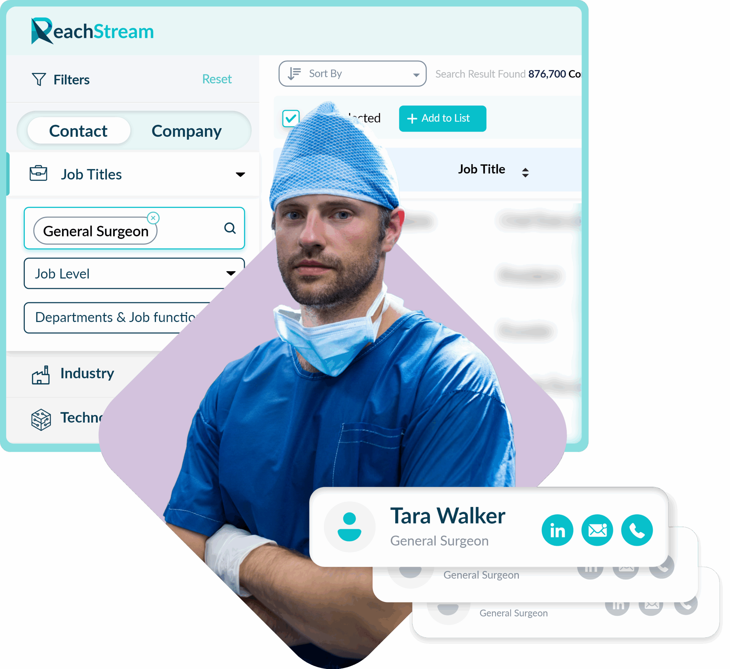 Get Verified General Surgeons Email List From Reachstream