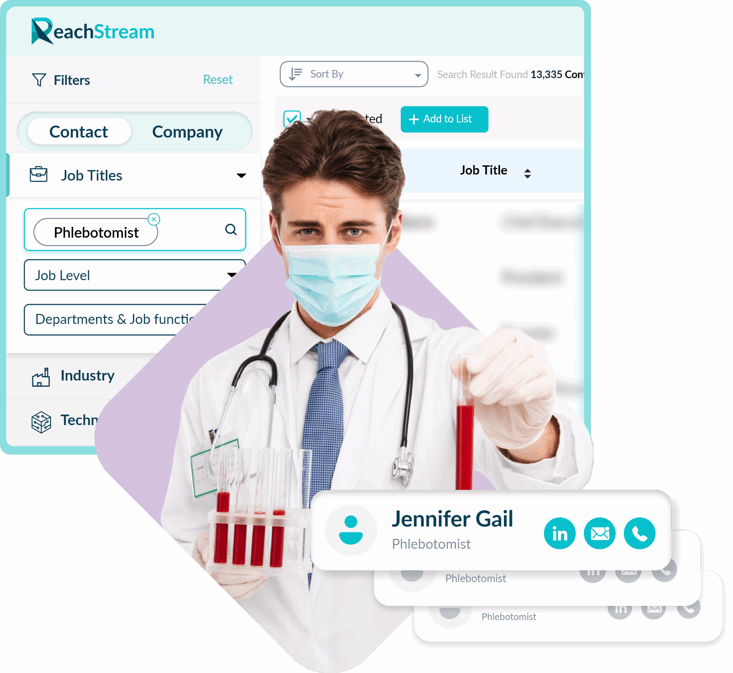 Get Verified Phlebotomist Email List From Reachstream