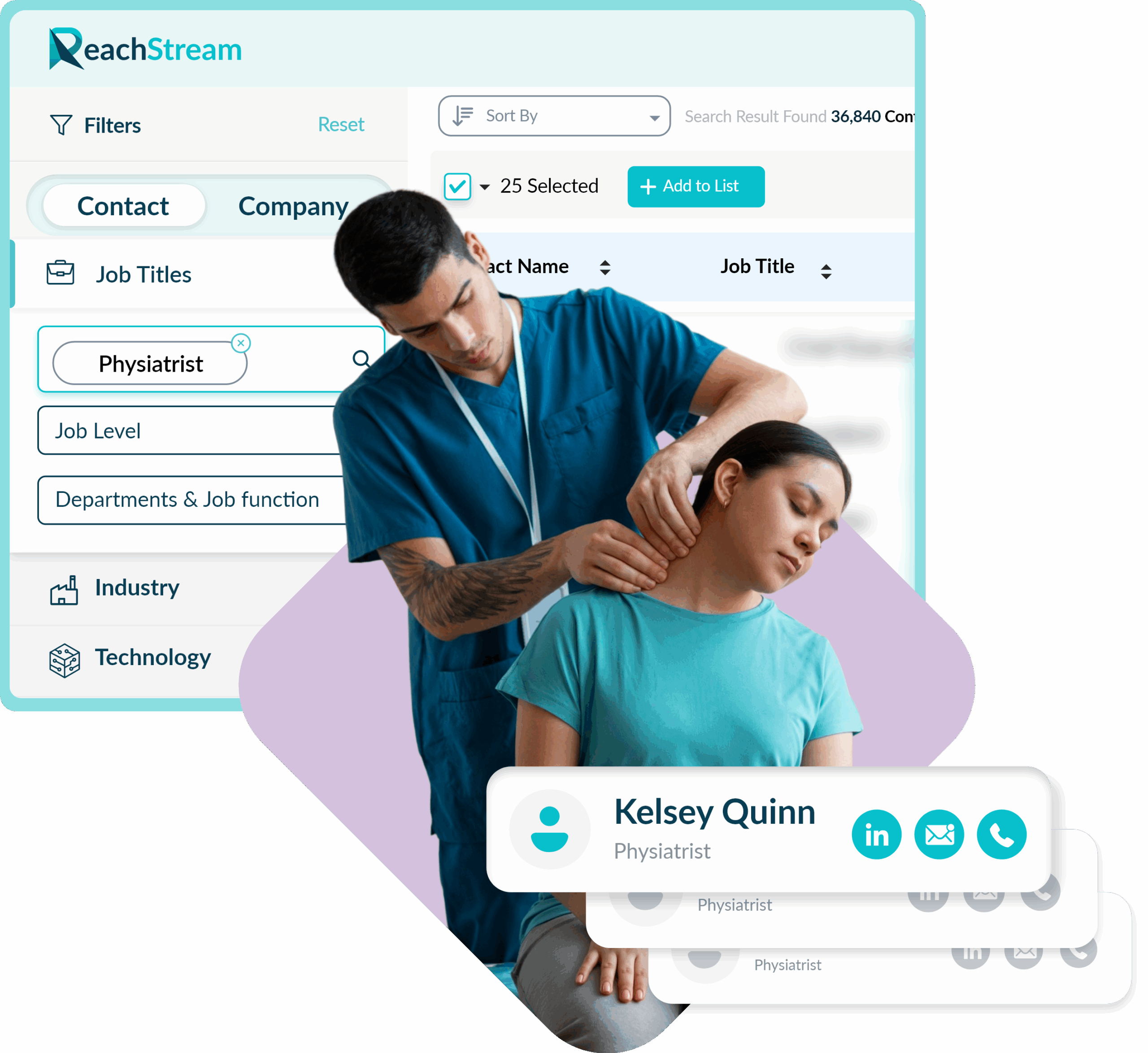 Get Verified Physiatrist Email List From Reachstream