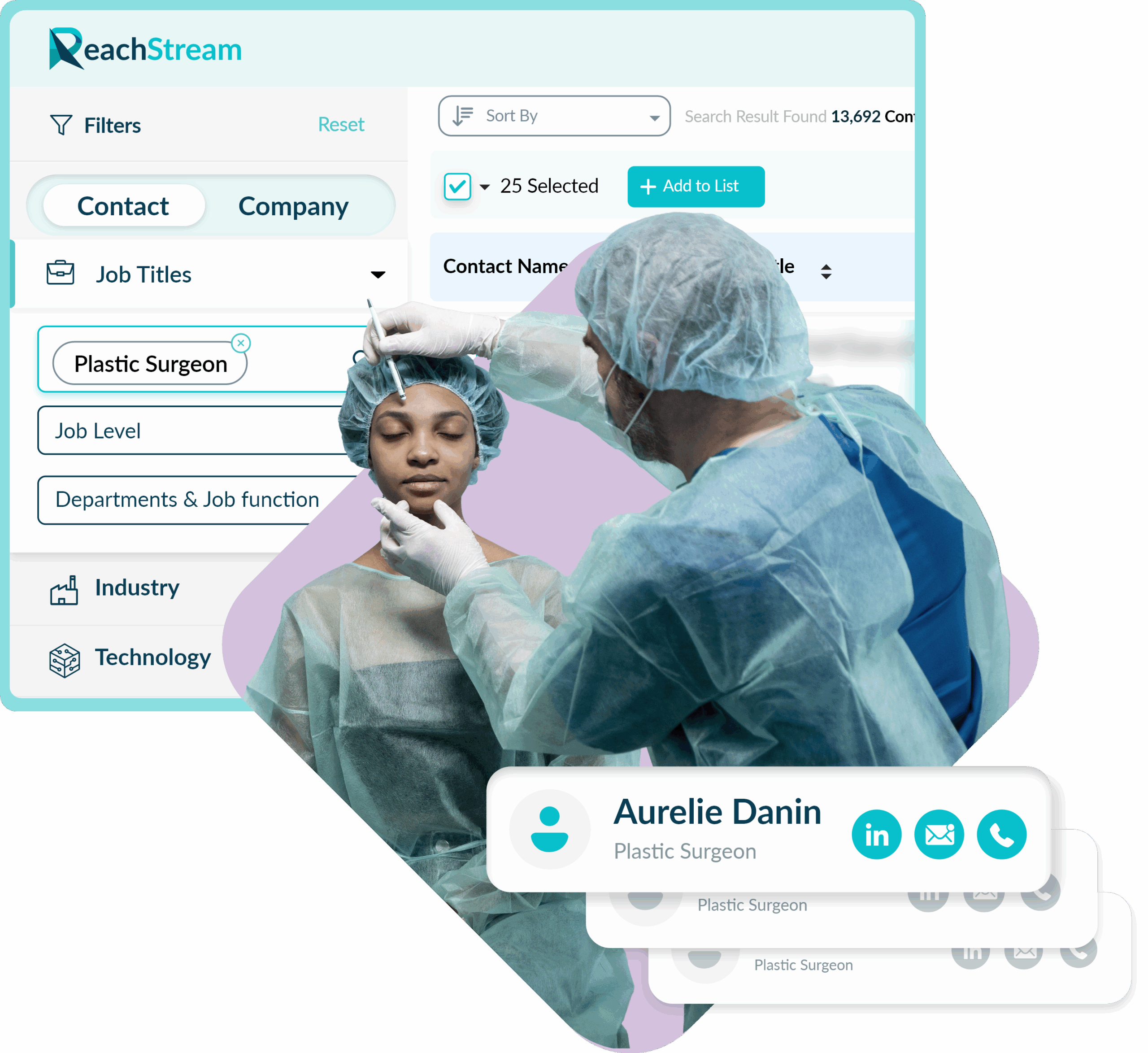 Get Verified Plastic Surgeons Email List From Reachstream