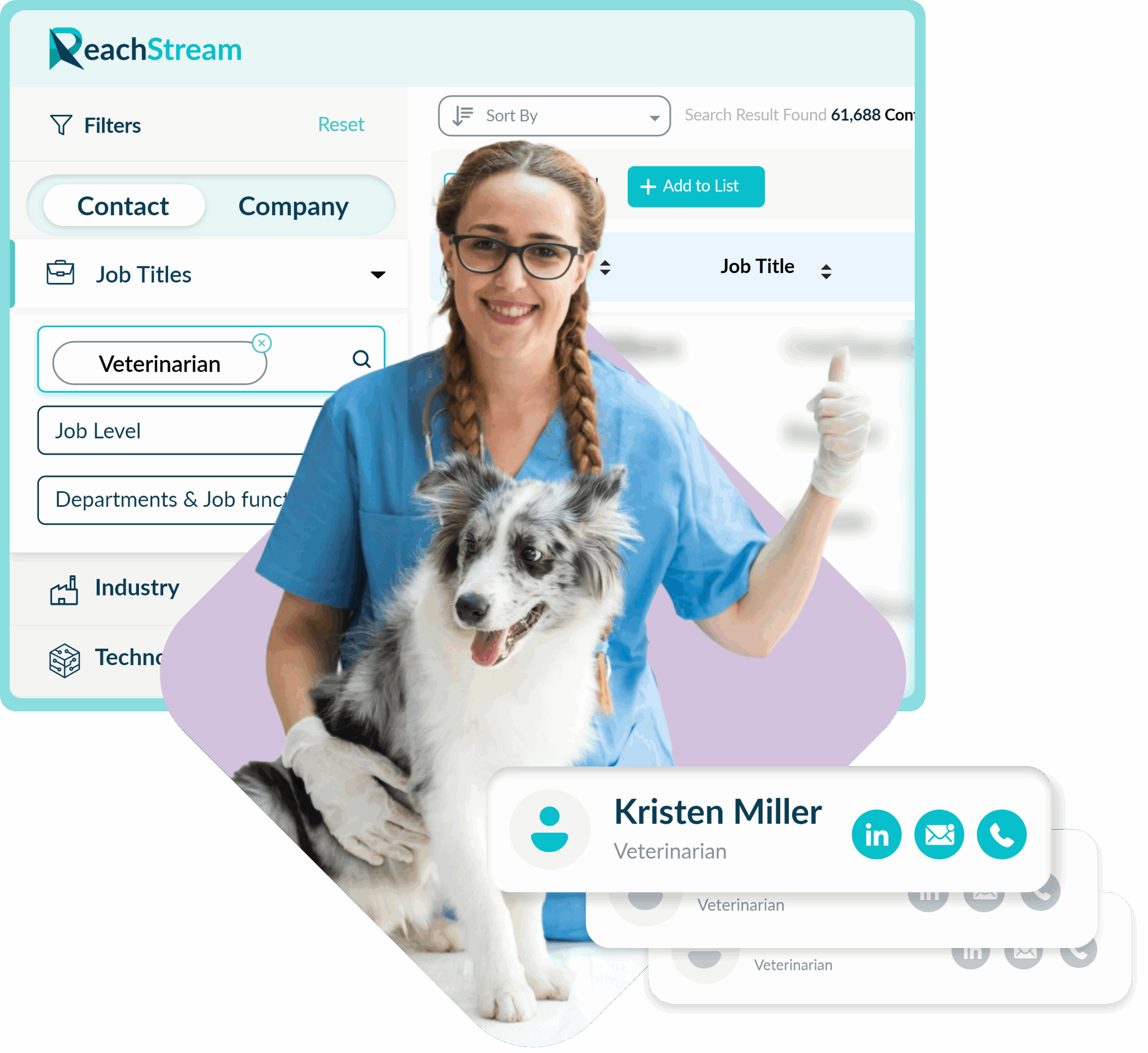 Get Verified Veterinarian Email List From Reachstream