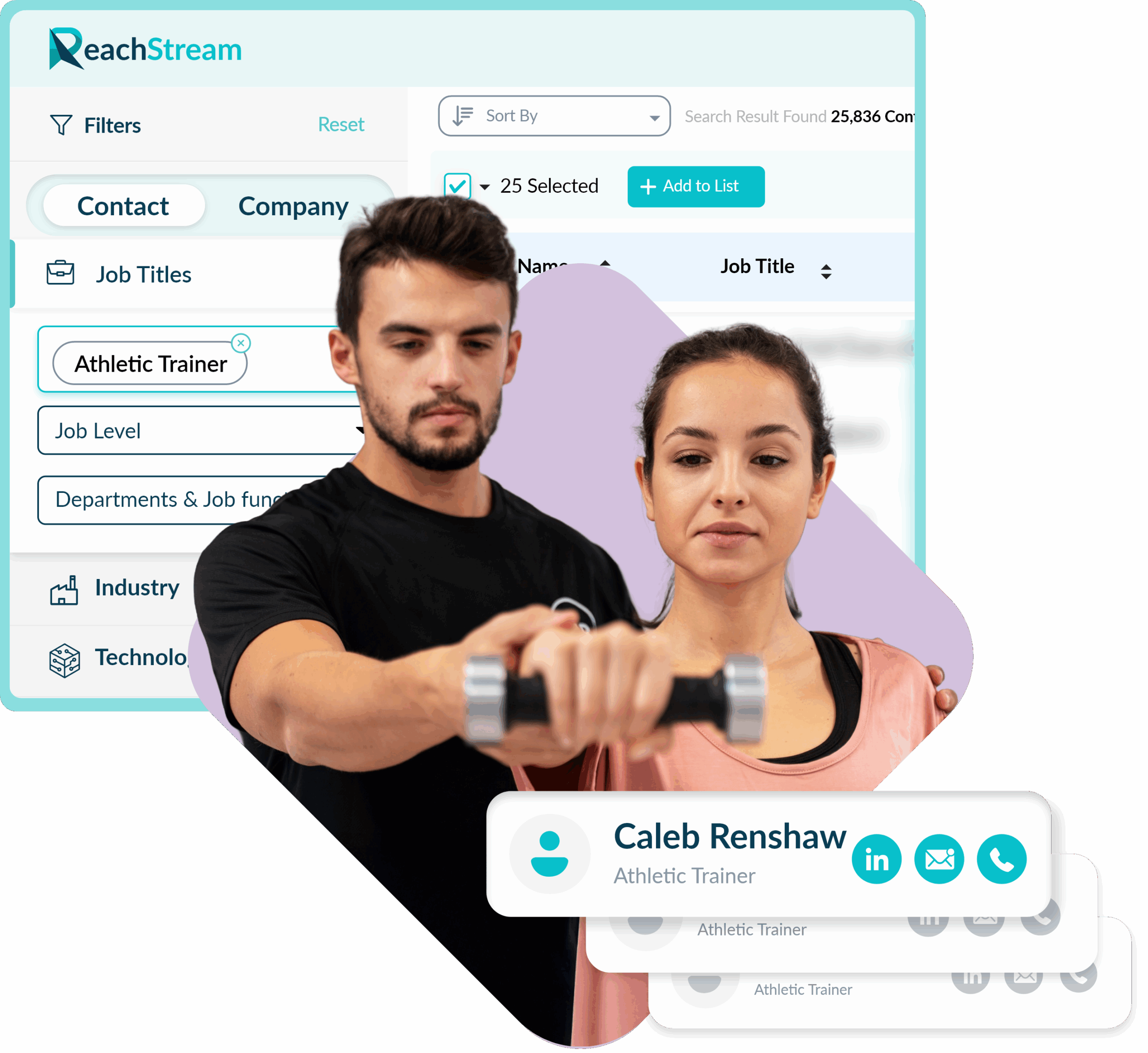 Get Verified Athletic Trainers Email List From Reachstream