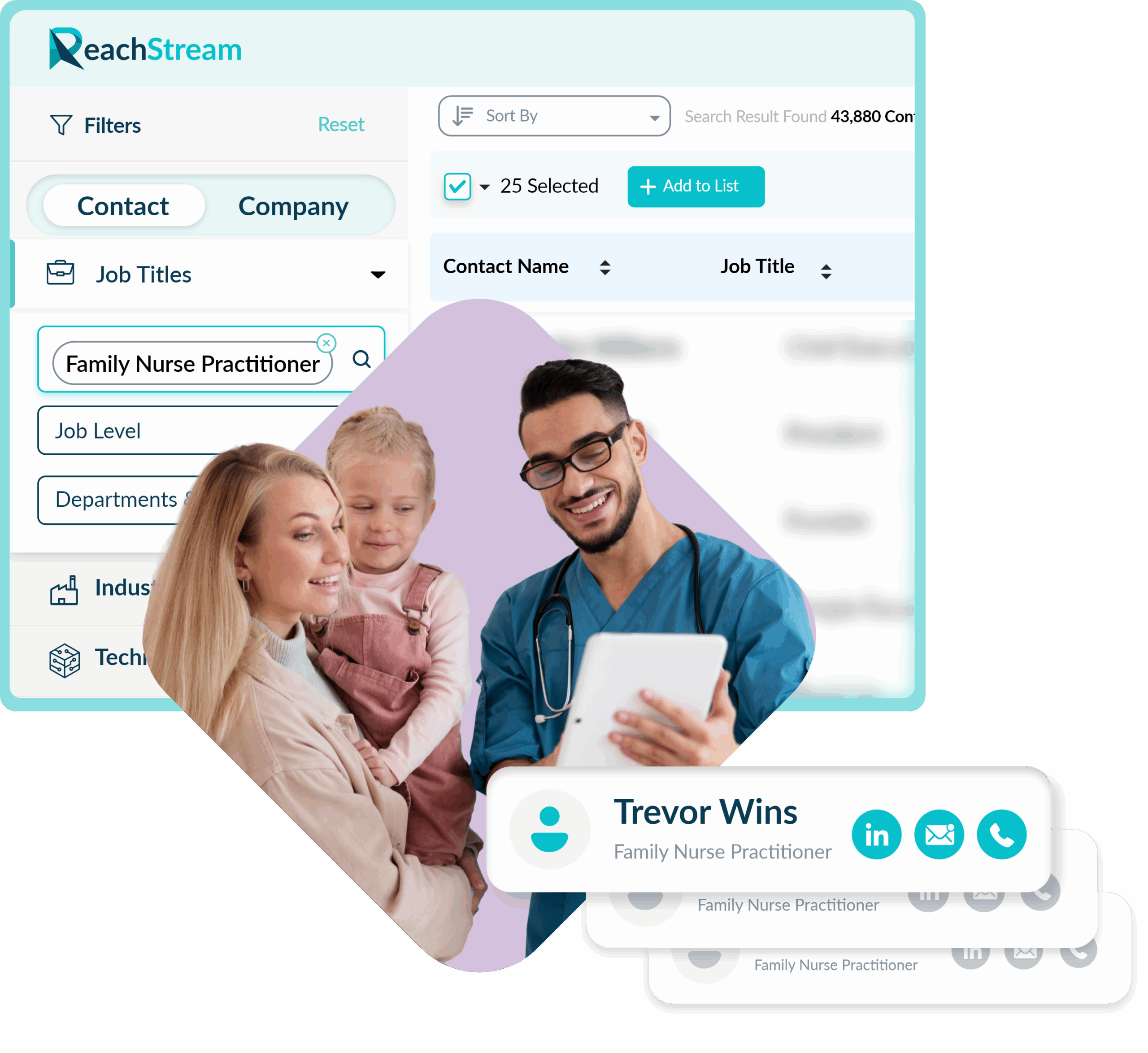 Get Verified Family Nurse Practitioners Email List From Reachstream