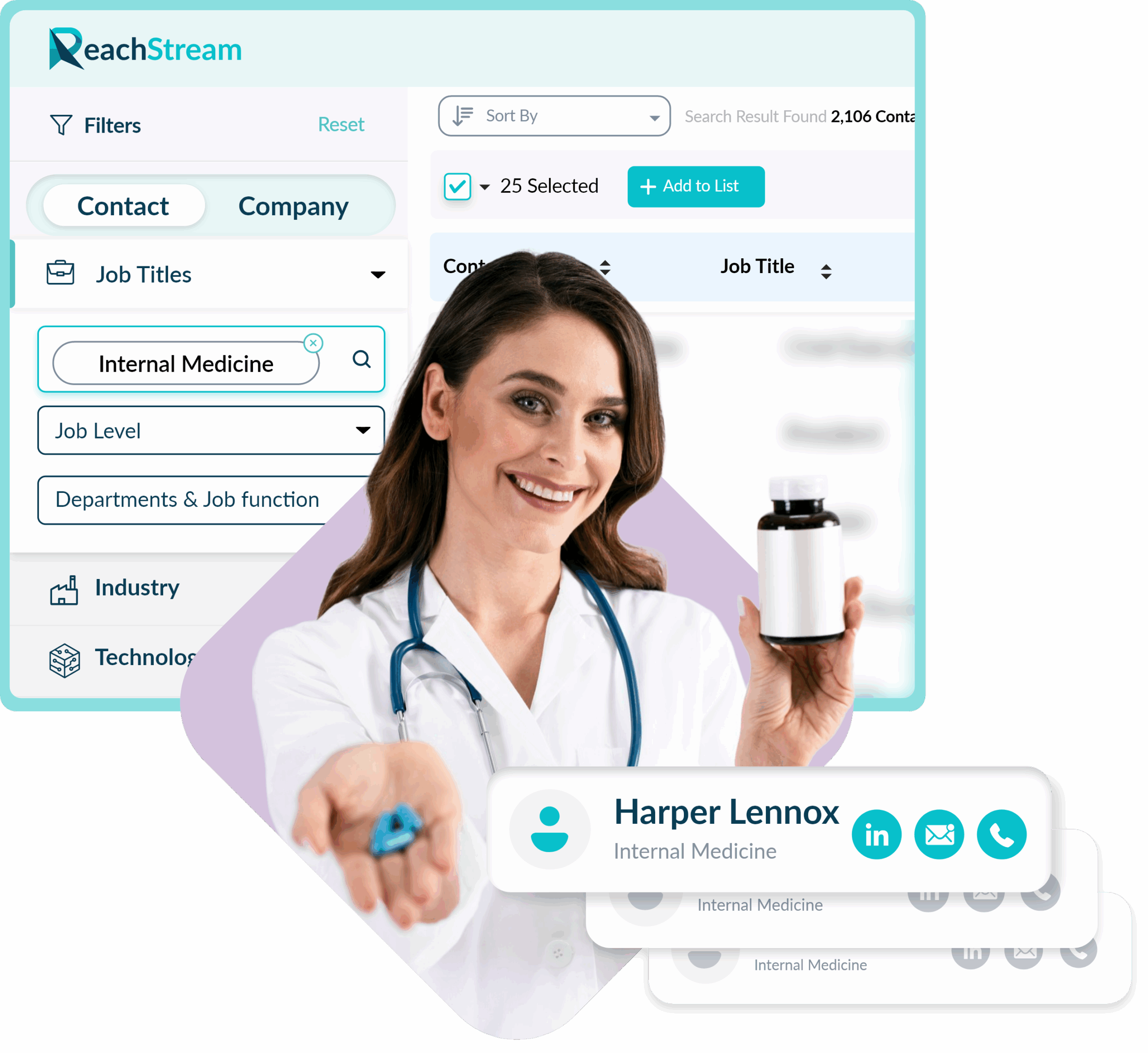 Get Verified Internal Medicine Email List From Reachstream