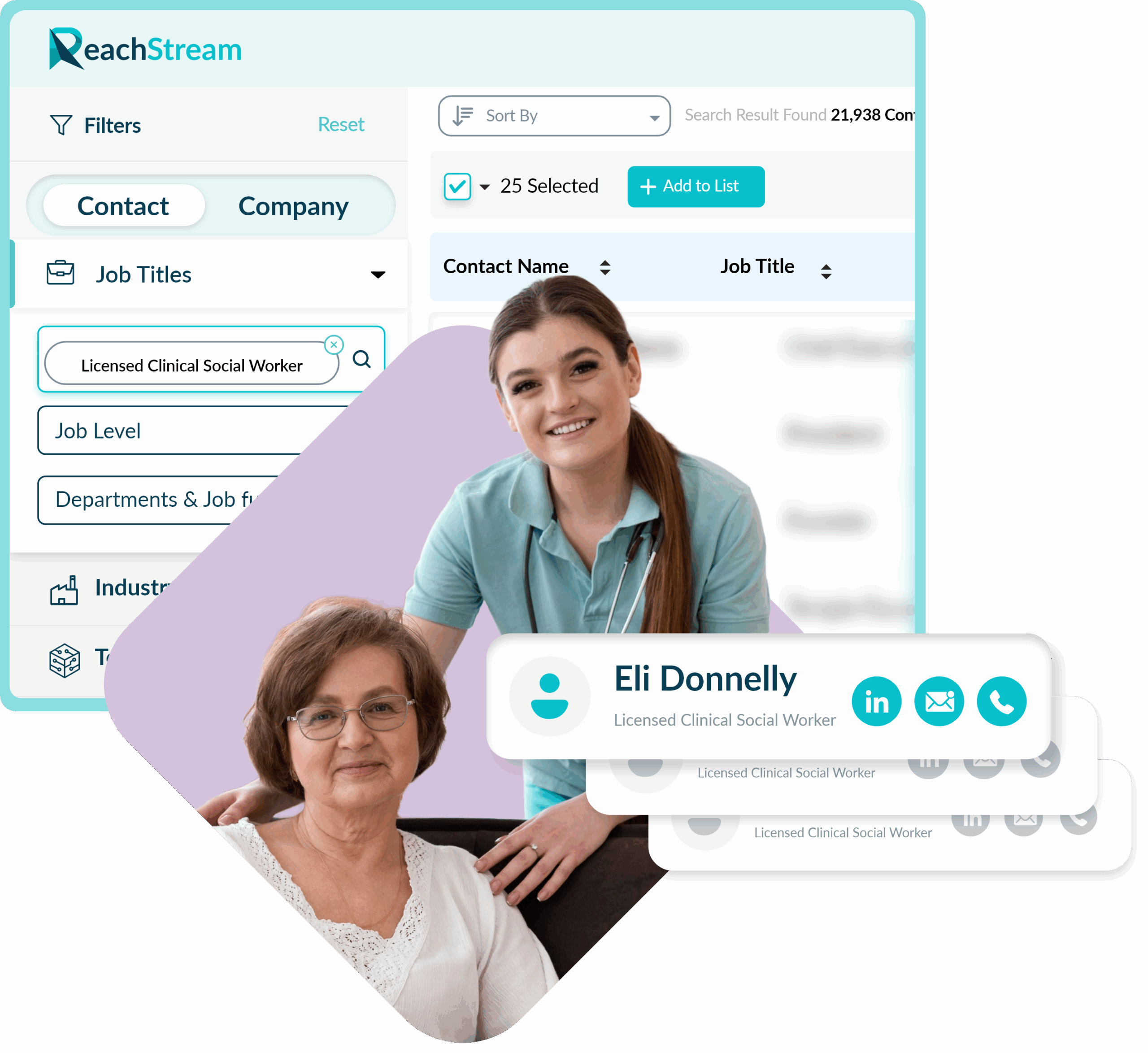 Get Verified Licensed Clinical Social Workers Email List From Reachstream