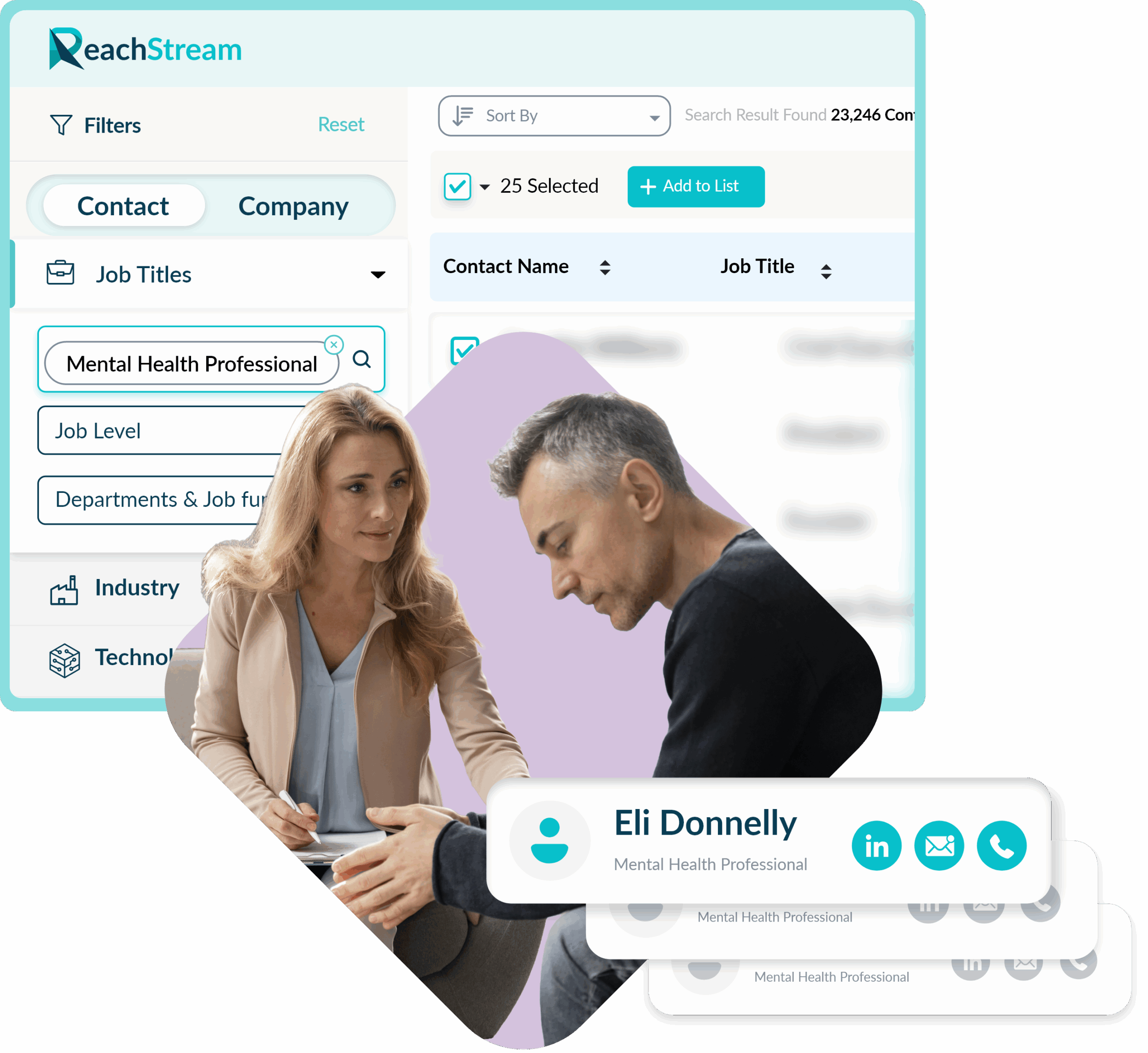 Get Verified Mental Health Professionals Email List From Reachstream