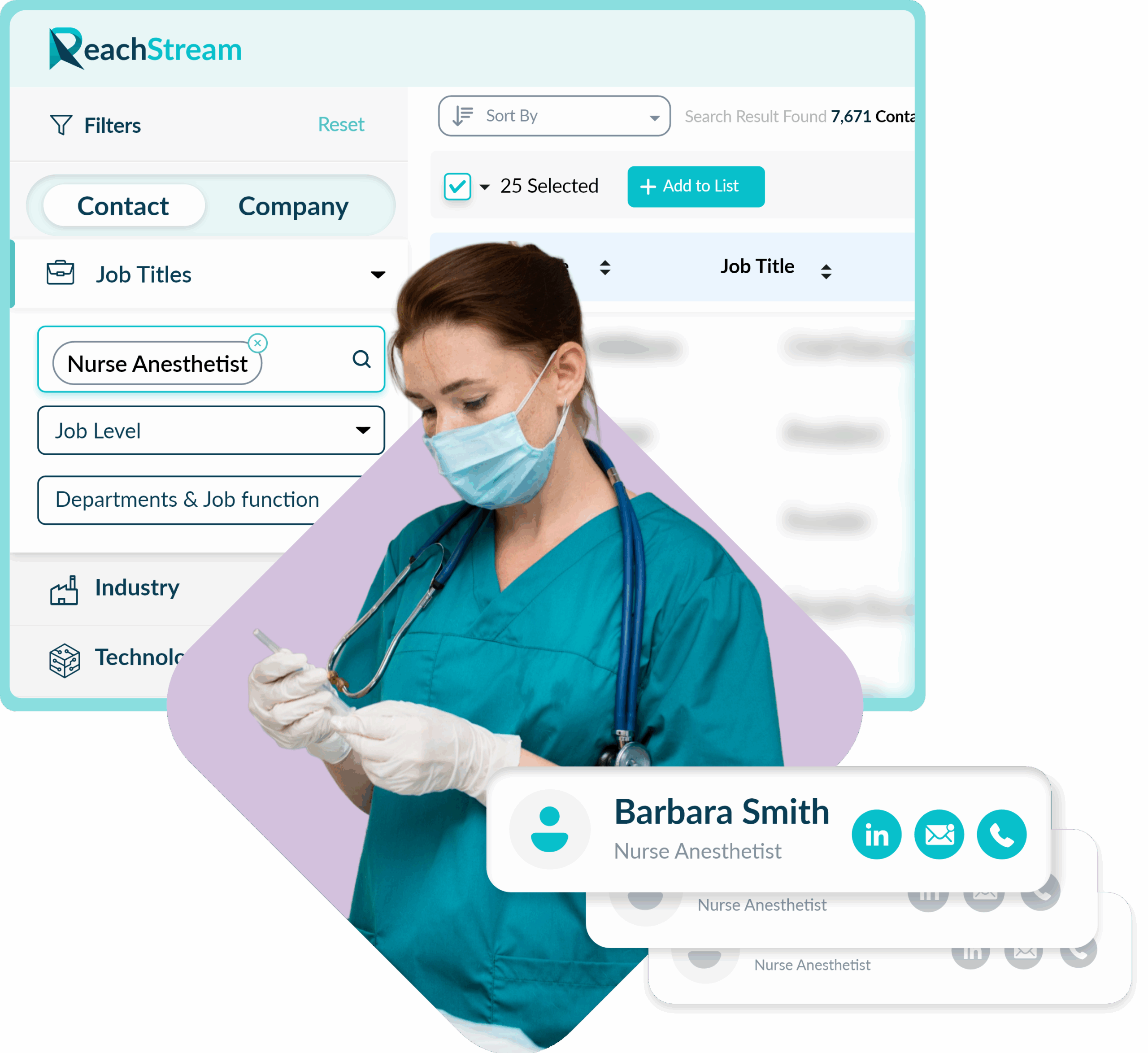 Get Verified Nurse Anesthetist Email List From Reachstream