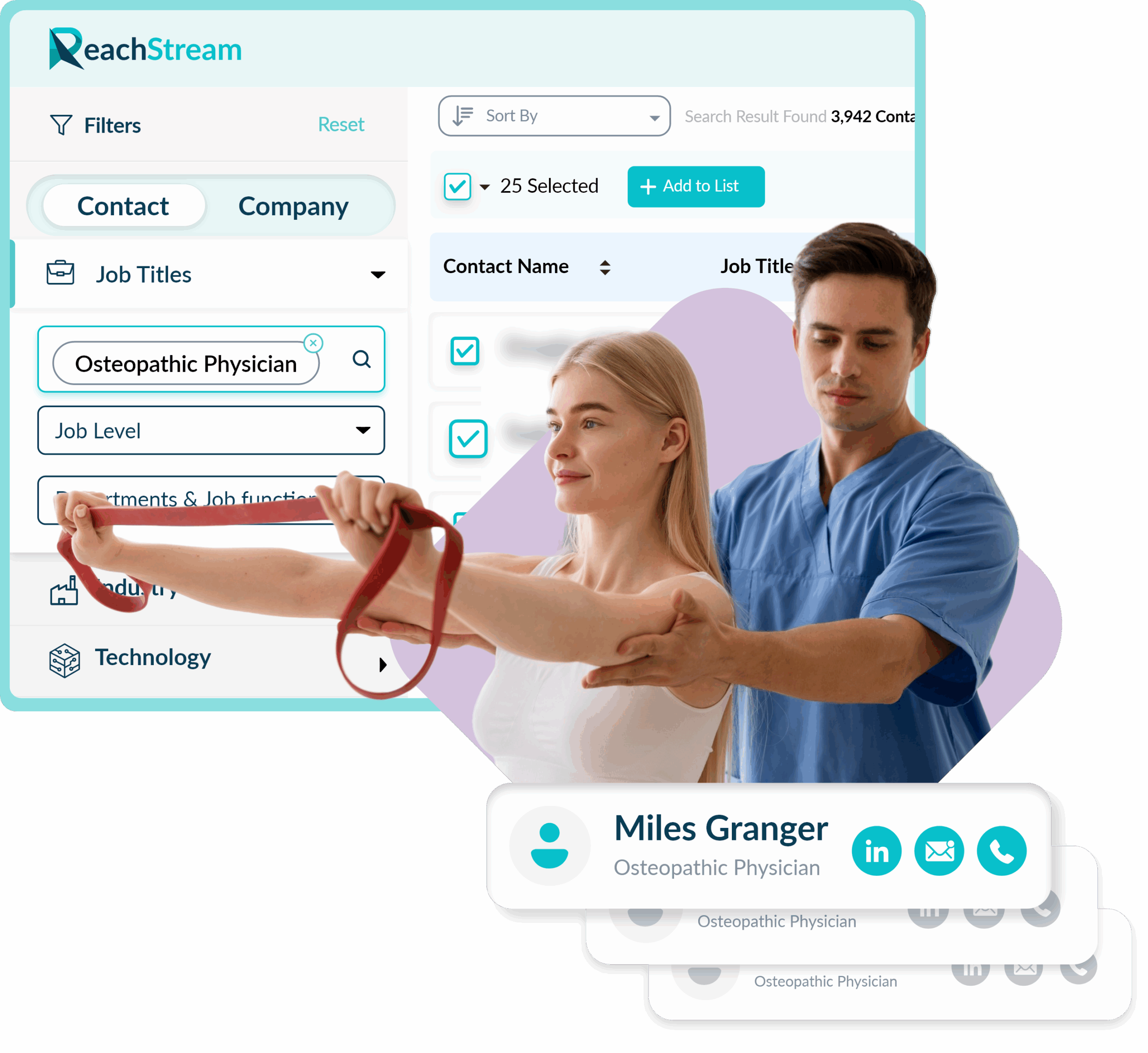 Get Verified Osteopathic Physicians Email List From Reachstream