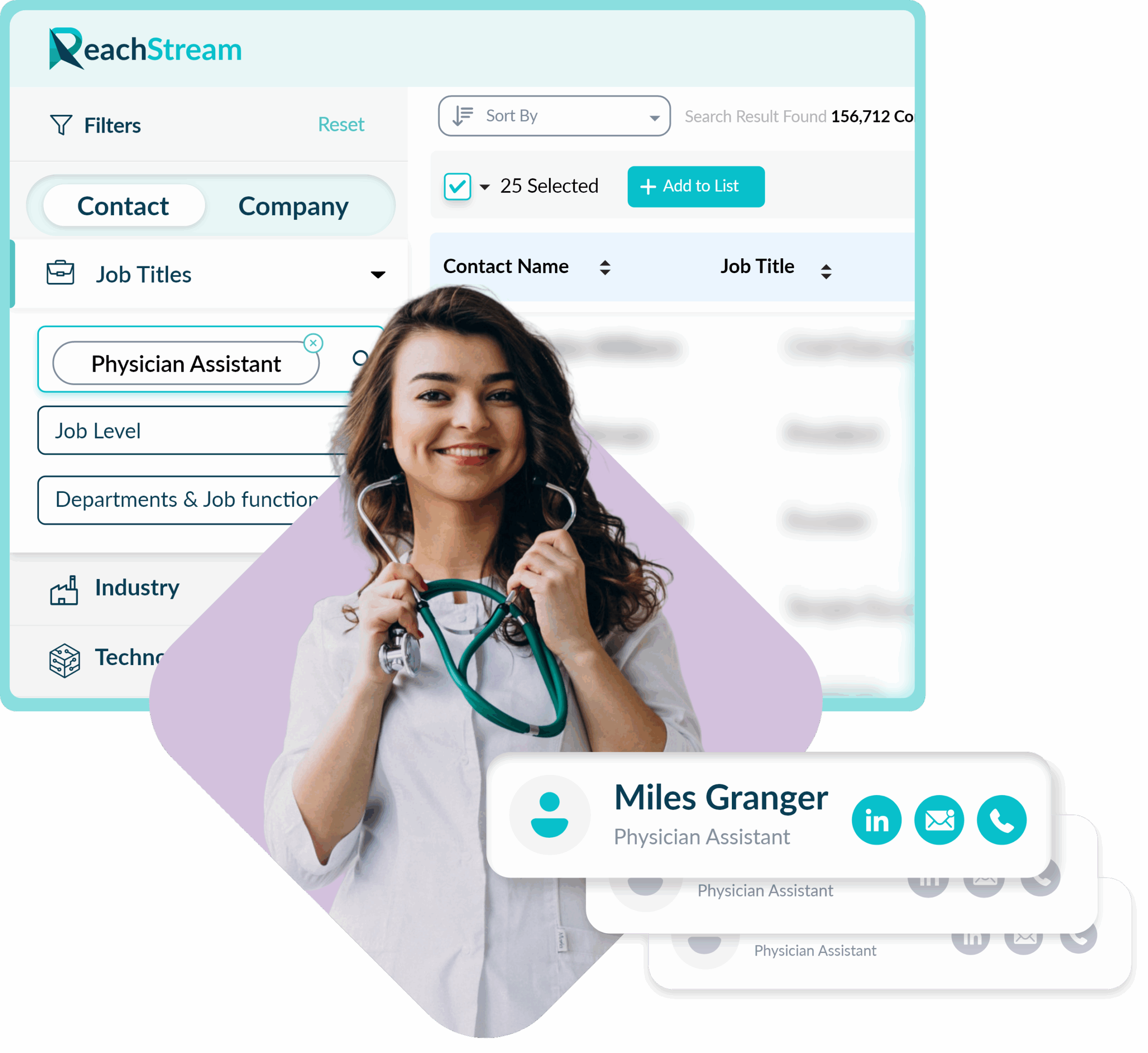Get Verified Physician Assistants Email List From Reachstream