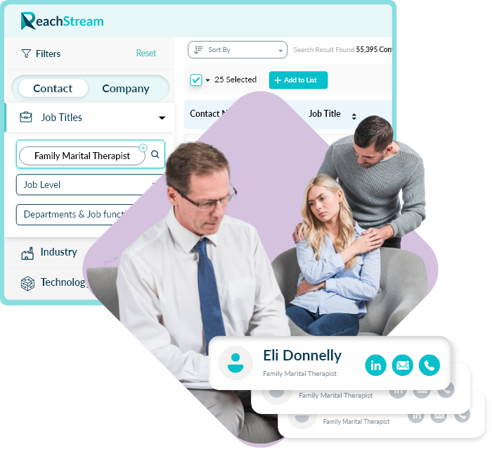 Family Marital Therapist Email Database