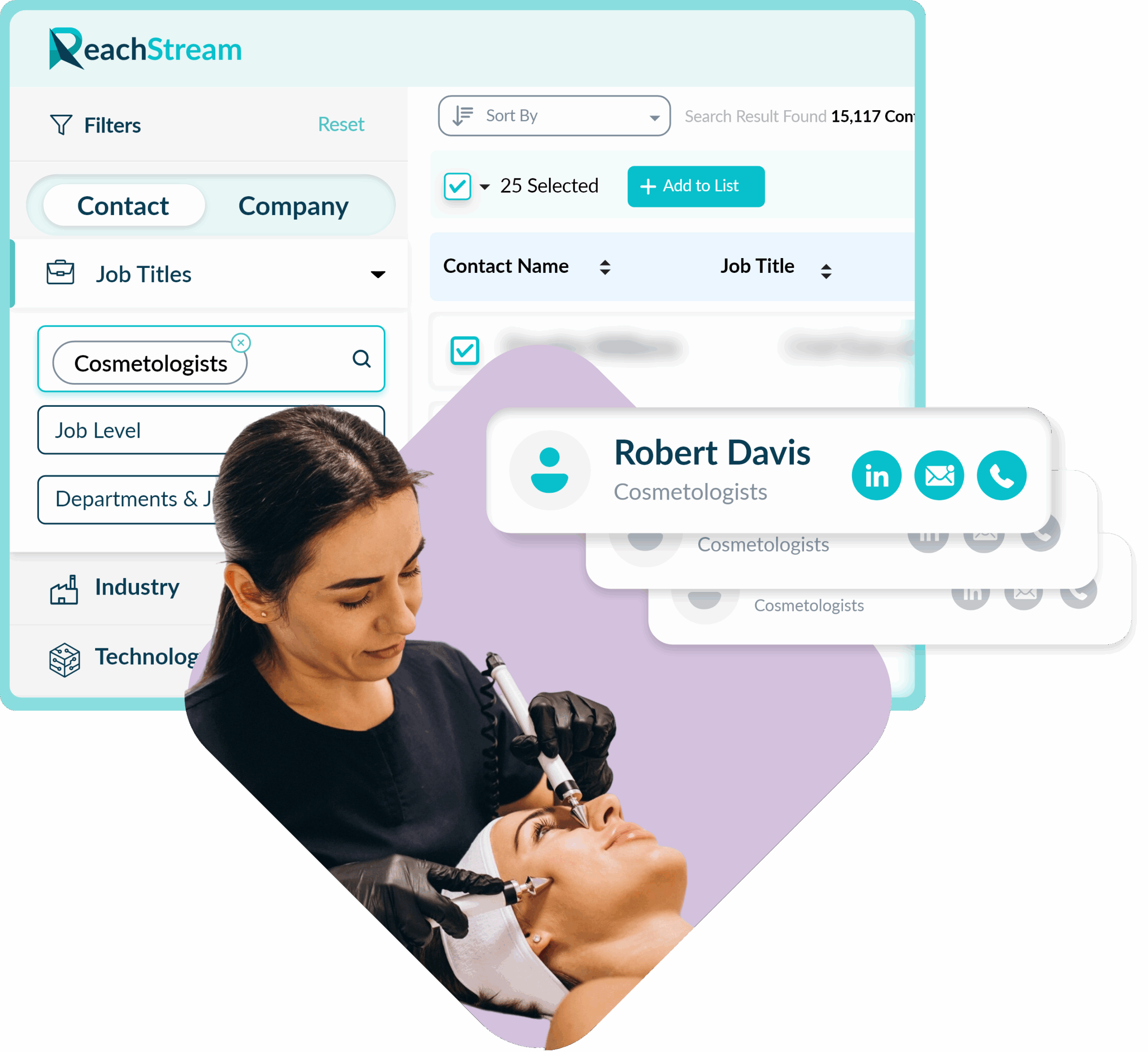 Get Verified Cosmetologists Email List From Reachstream