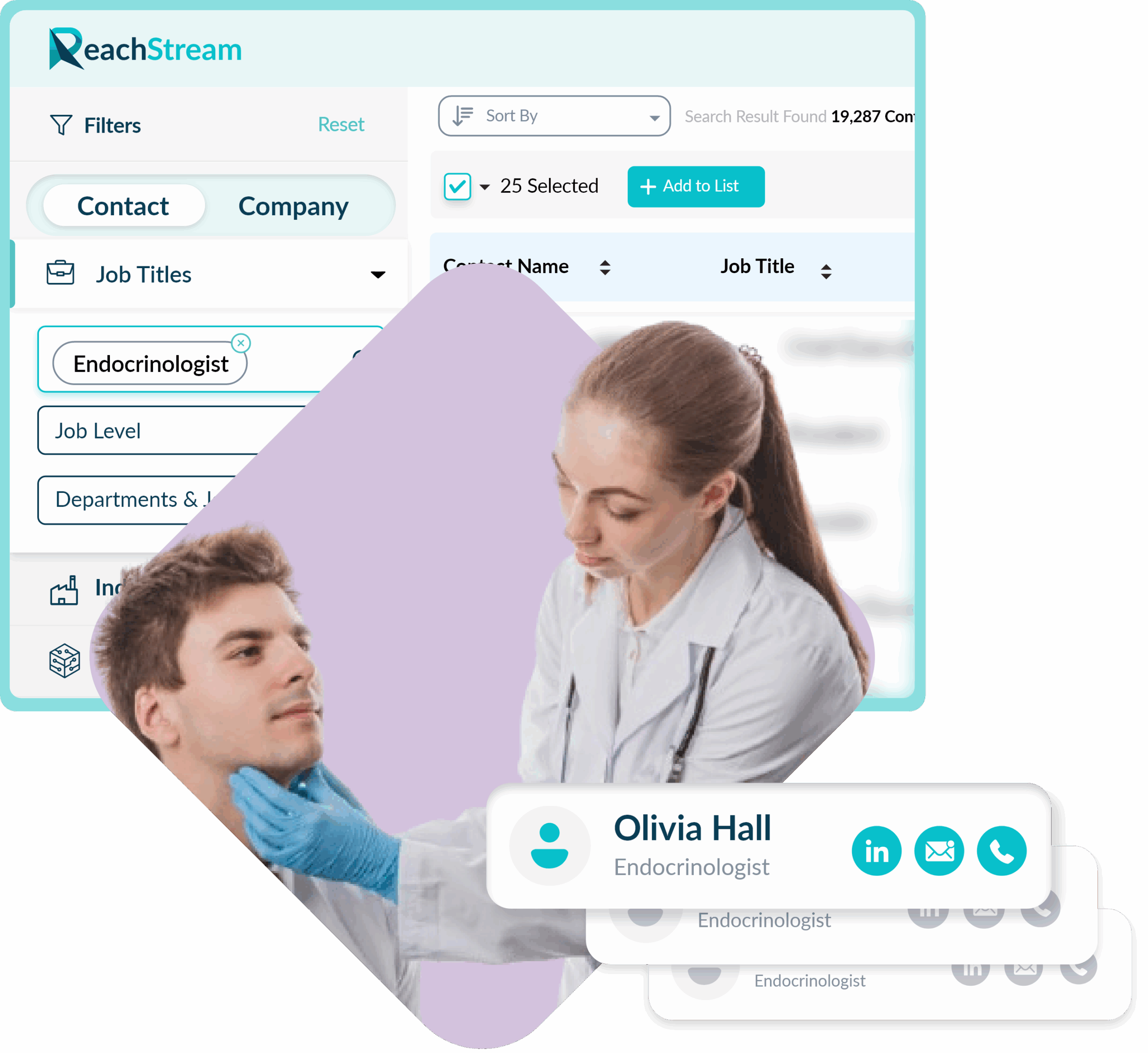 Get Verified Endocrinologist Email List From Reachstream
