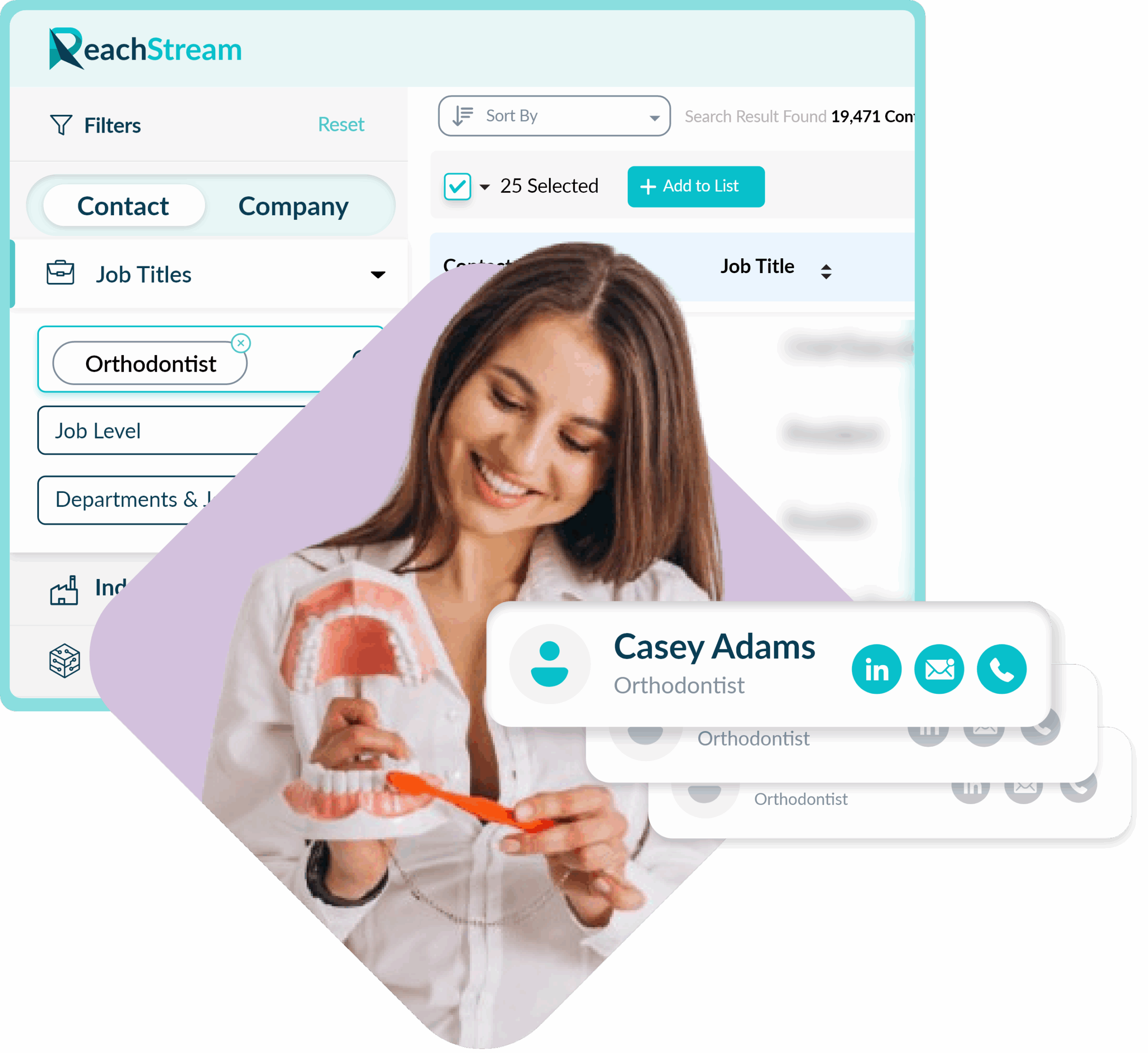 Get Verified Orthodontist Email List From Reachstream