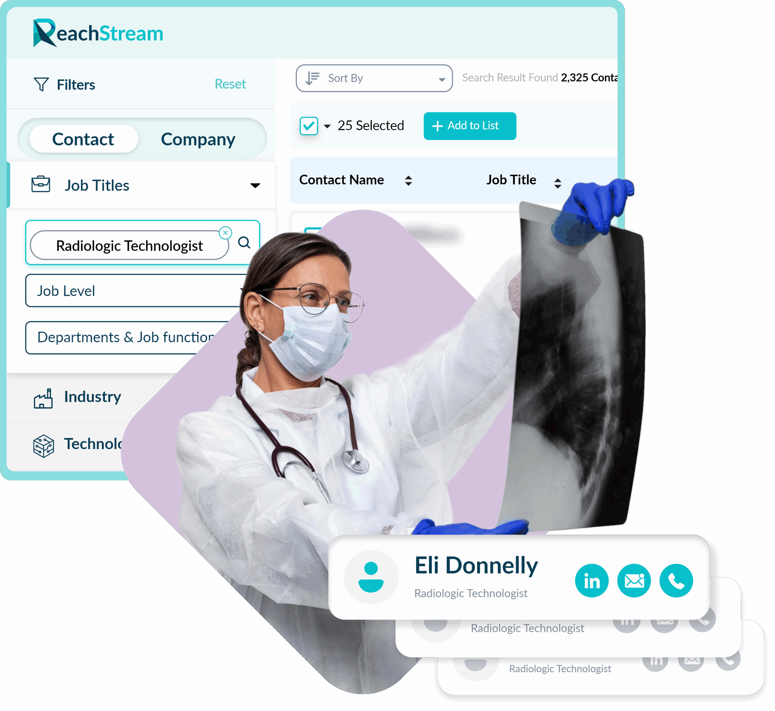 Get Verified Radiologic Technologist Email List From Reachstream
