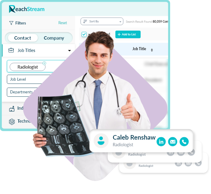 Get Verified Radiologist Email List From Reachstream