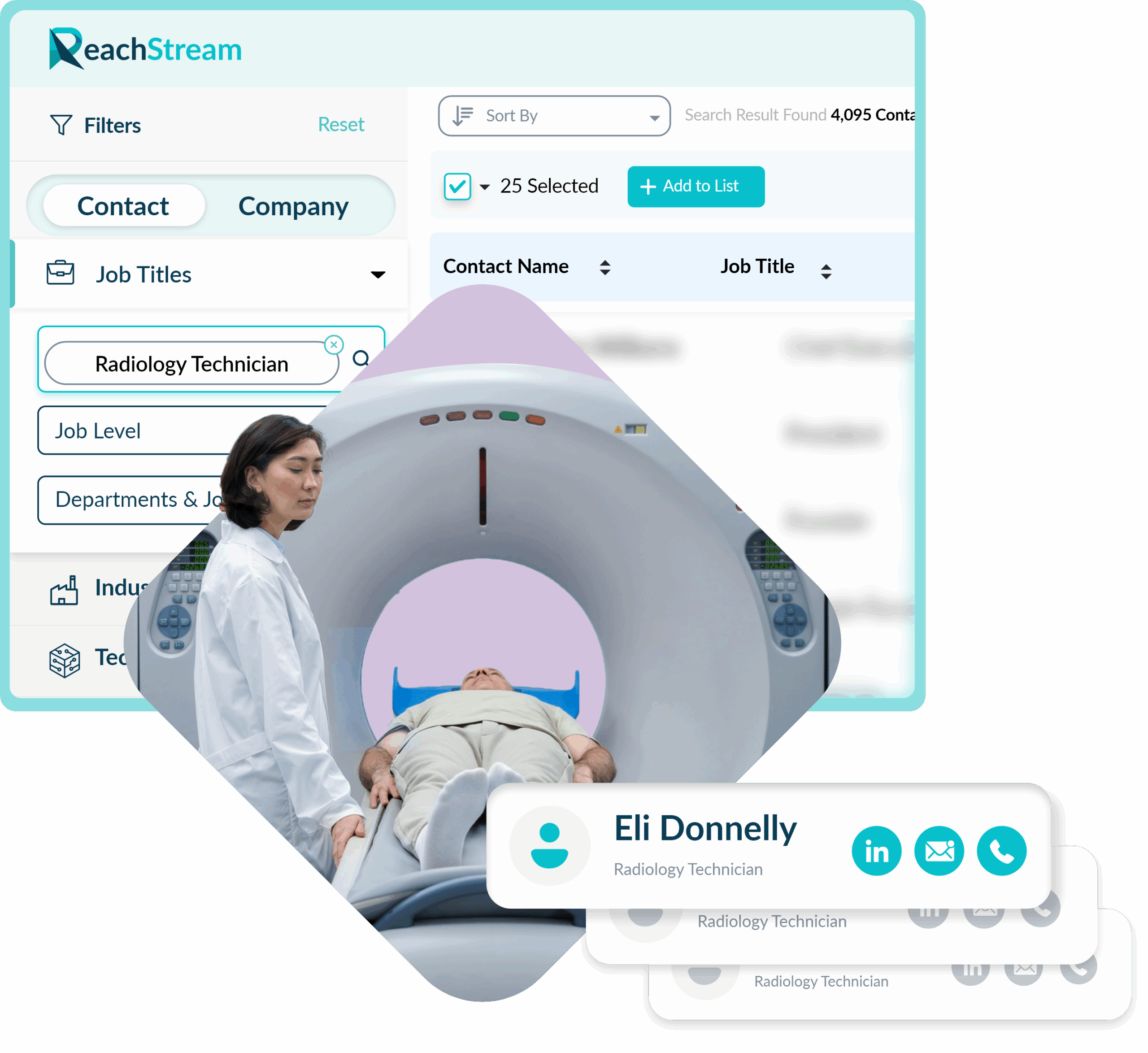 Get Verified Radiology Technician Email List From Reachstream