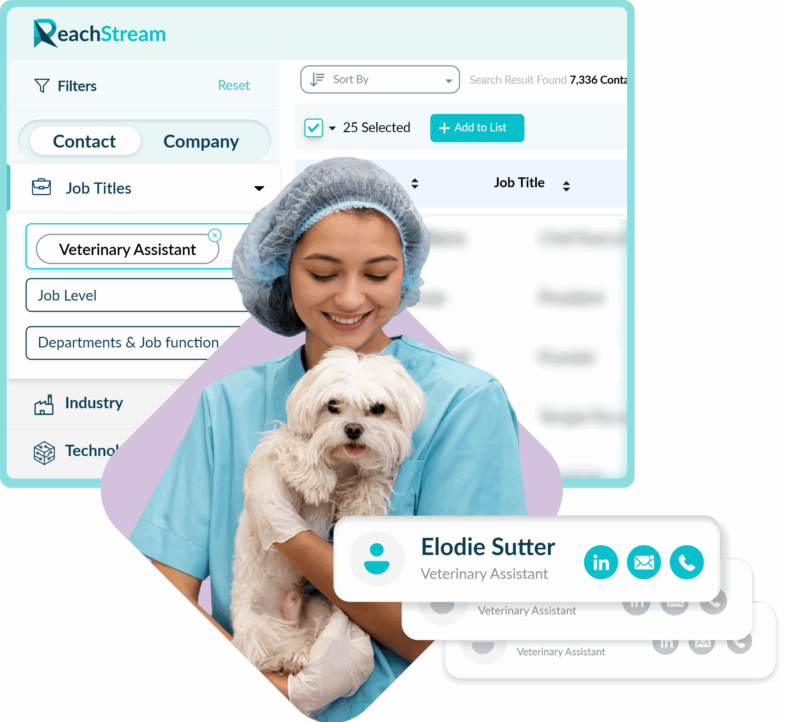 Get Verified Veterinary Assistant Email List From Reachstream