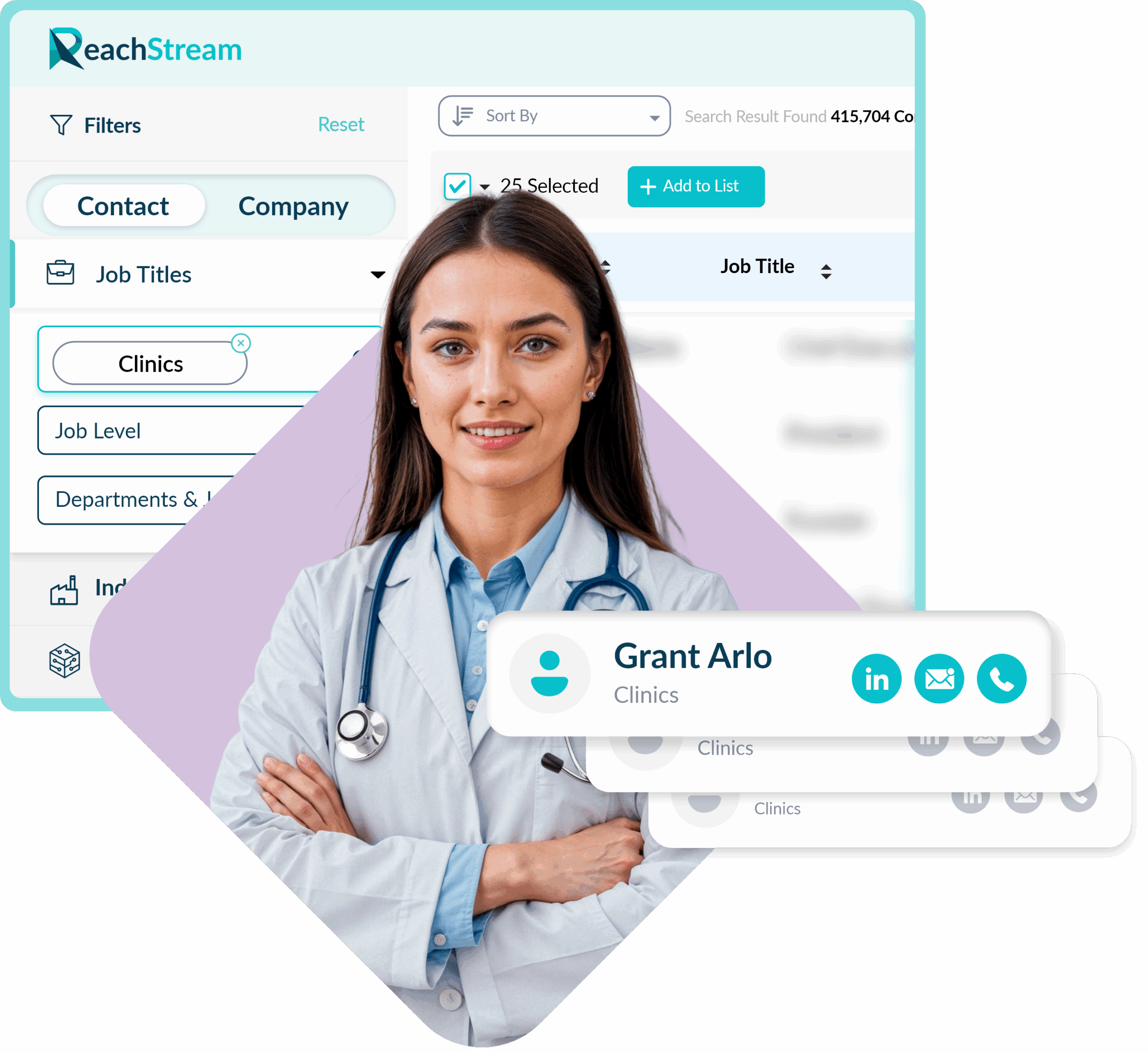 Get Verified Clinics Email List From Reachstream