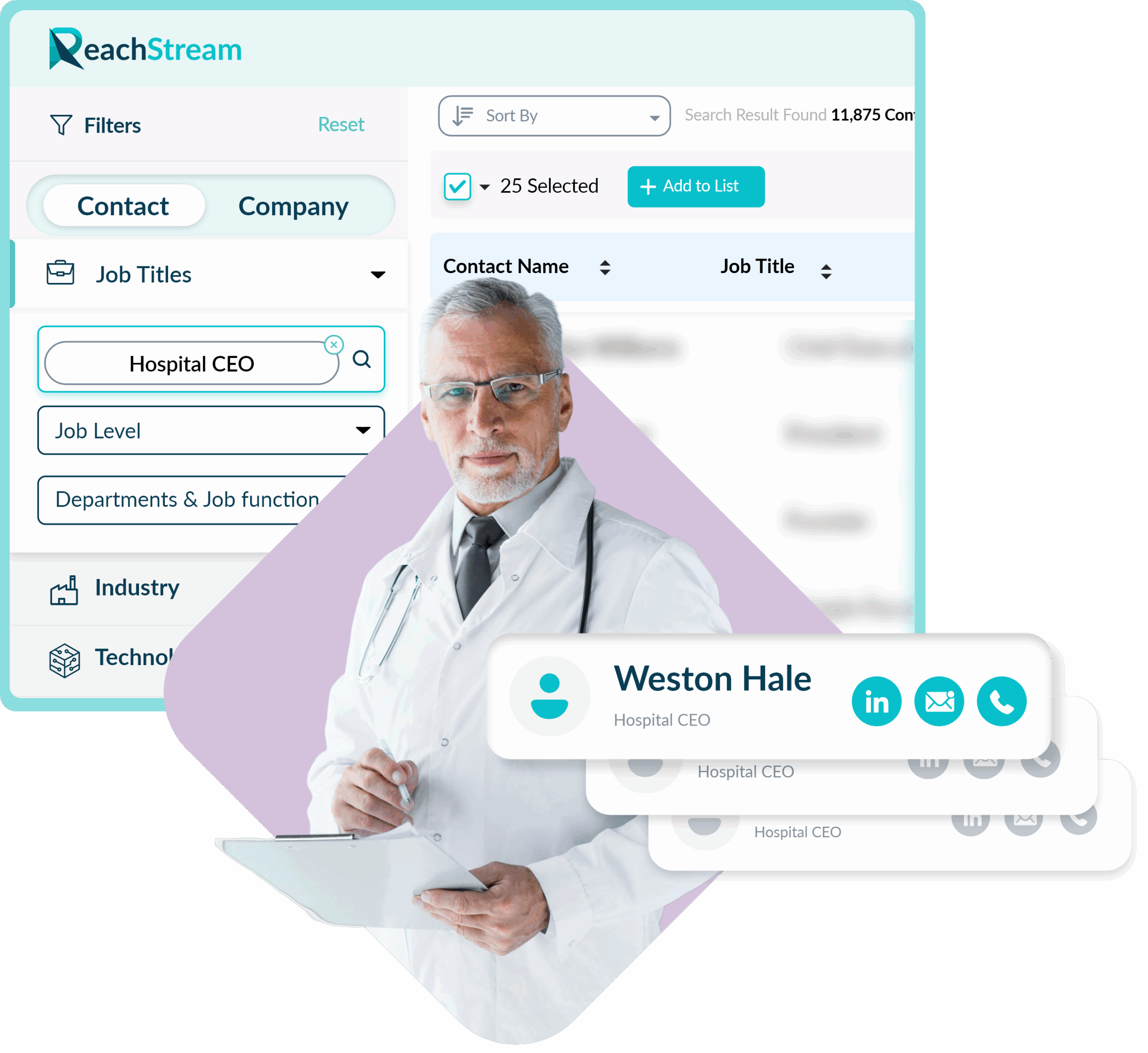 Get Verified Hospital Ceo Email List From Reachstream