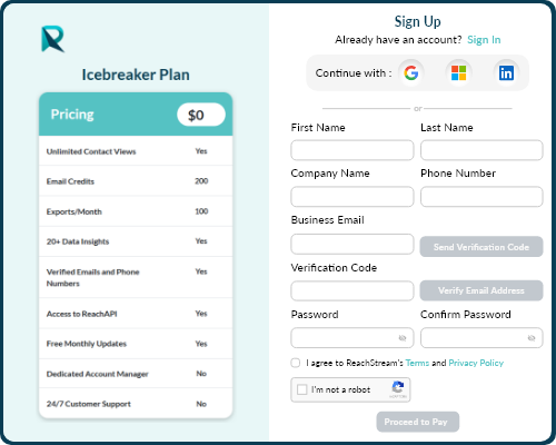 Get A Free Account Get A Free Account