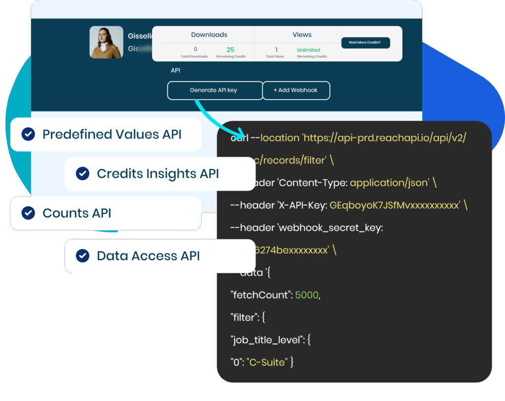 Reachapi Connect For Instant Prospecs