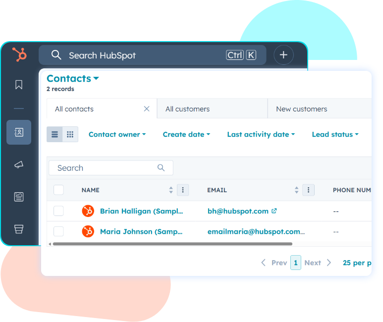 Check Synced Contacts In Hubspot