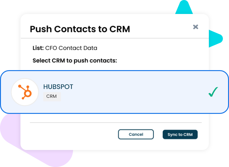 Choose Hubspot To Finish Syncing