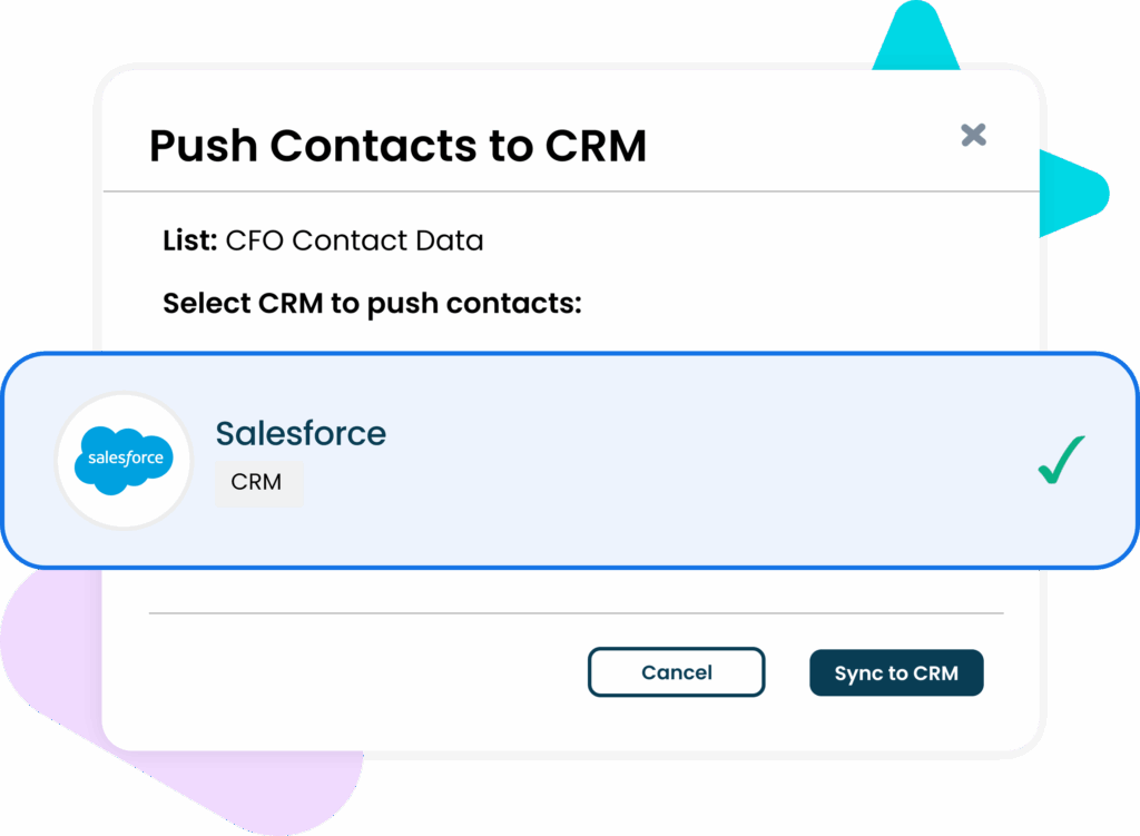 Choose Salesforce To Finish Syncing