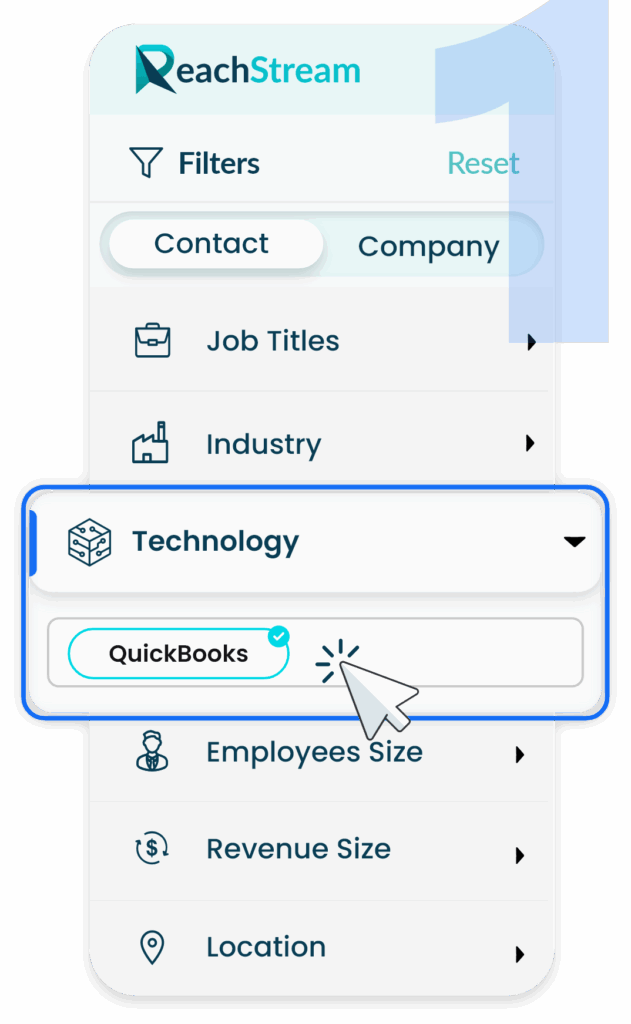 Find Quickbooks Users Easily With Advanced Reachstream Filters