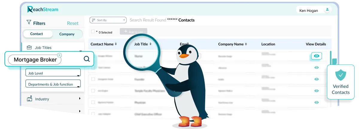 Mortgage Brokers Email Lists