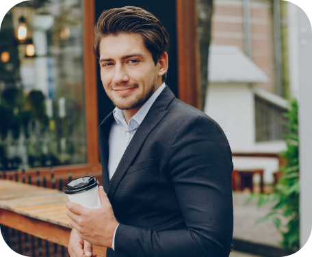 Handsome-Businesman-Summer-City Handsome-Businesman-Summer-City