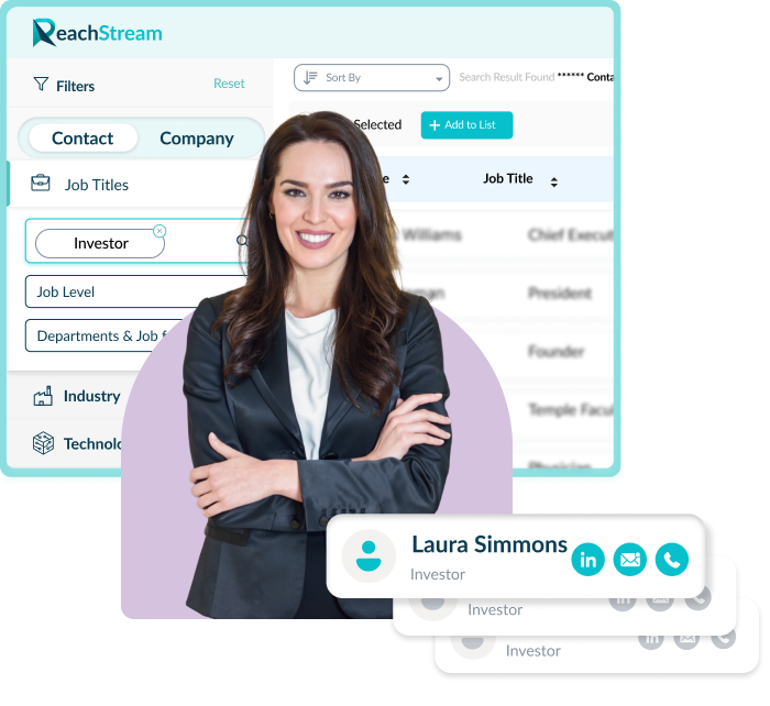 Get Verified Investor Email List From Reachstream